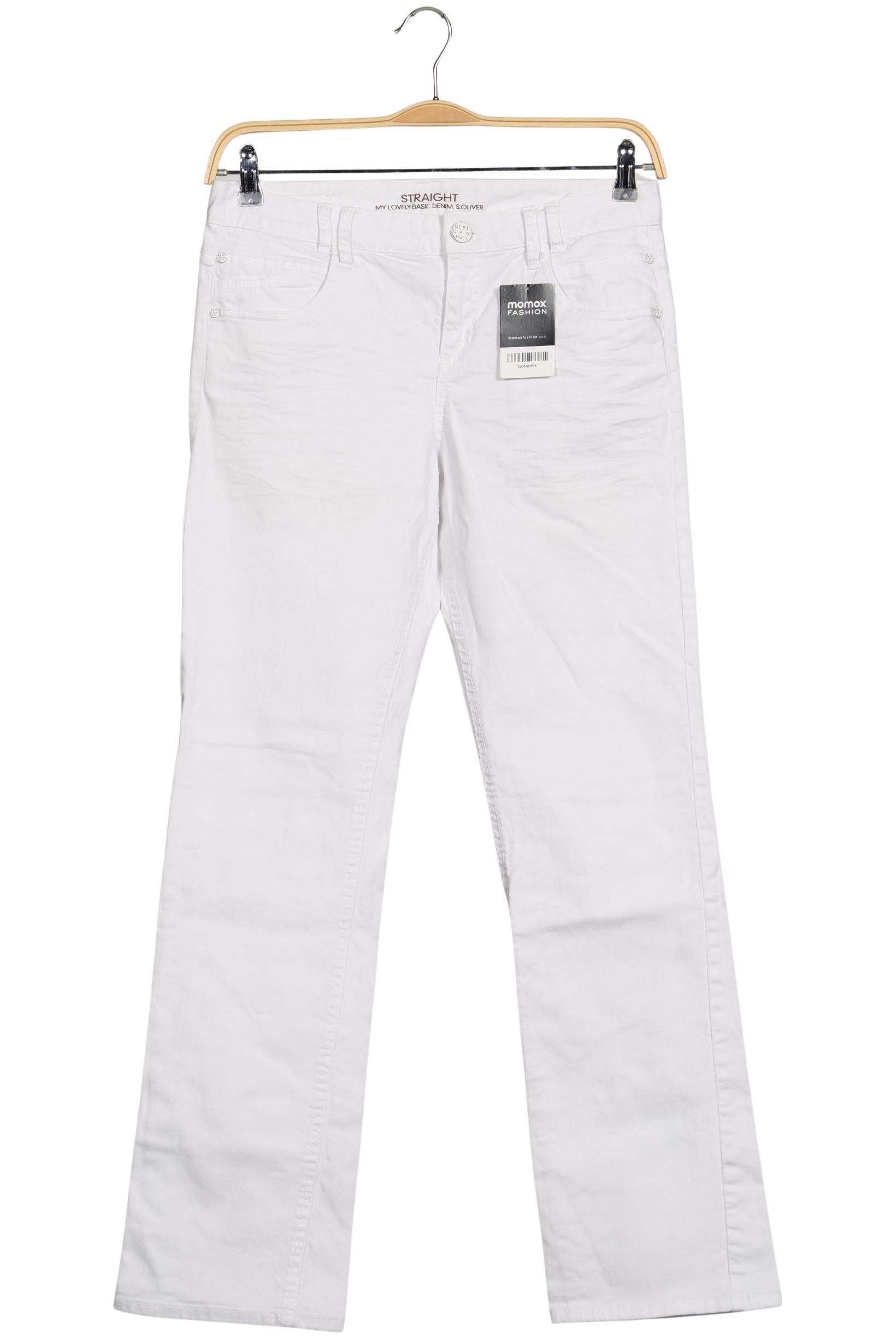 

s.Oliver Damen Jeans, weiß, Gr. 38