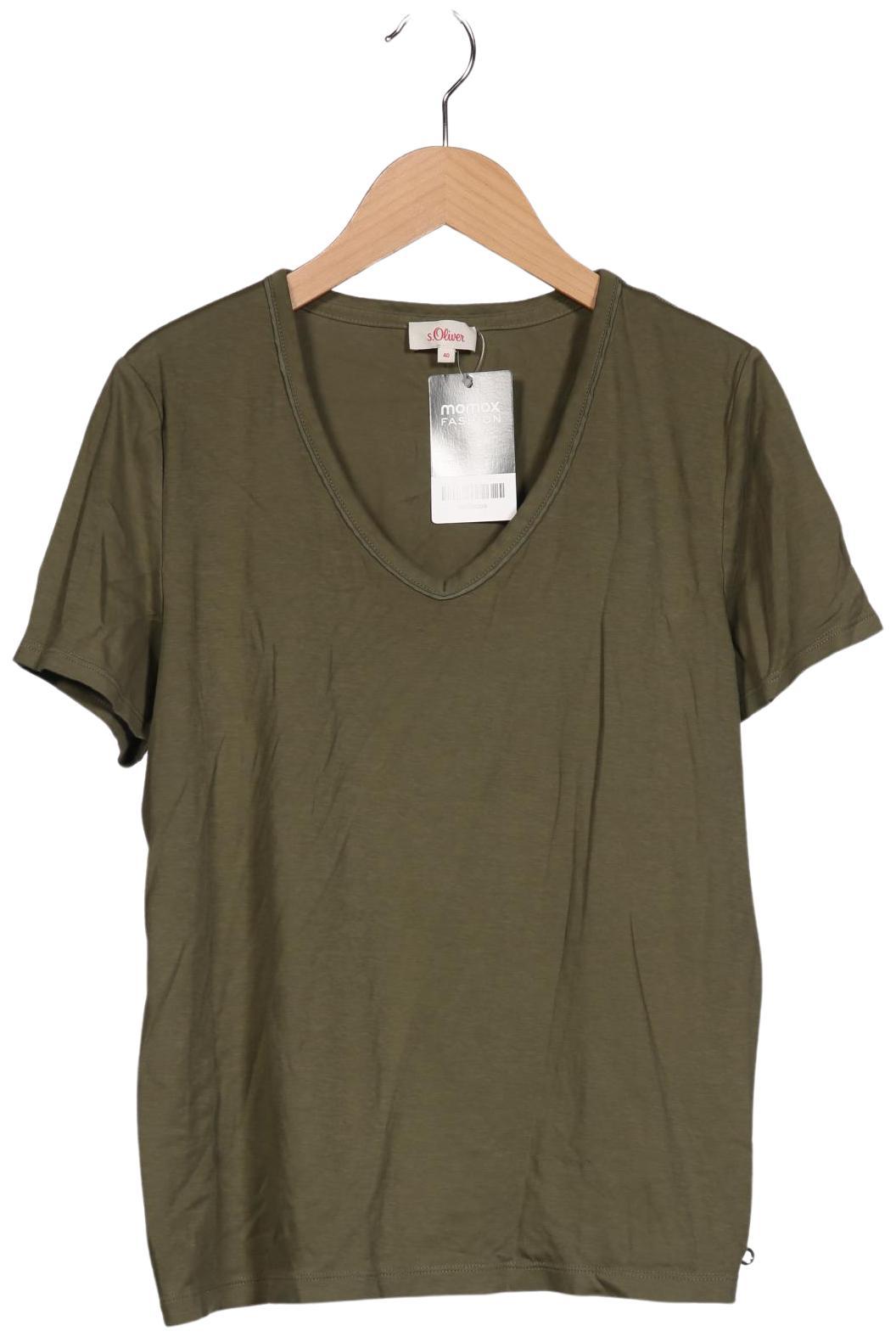

s.Oliver Damen T-Shirt, grün, Gr. 40
