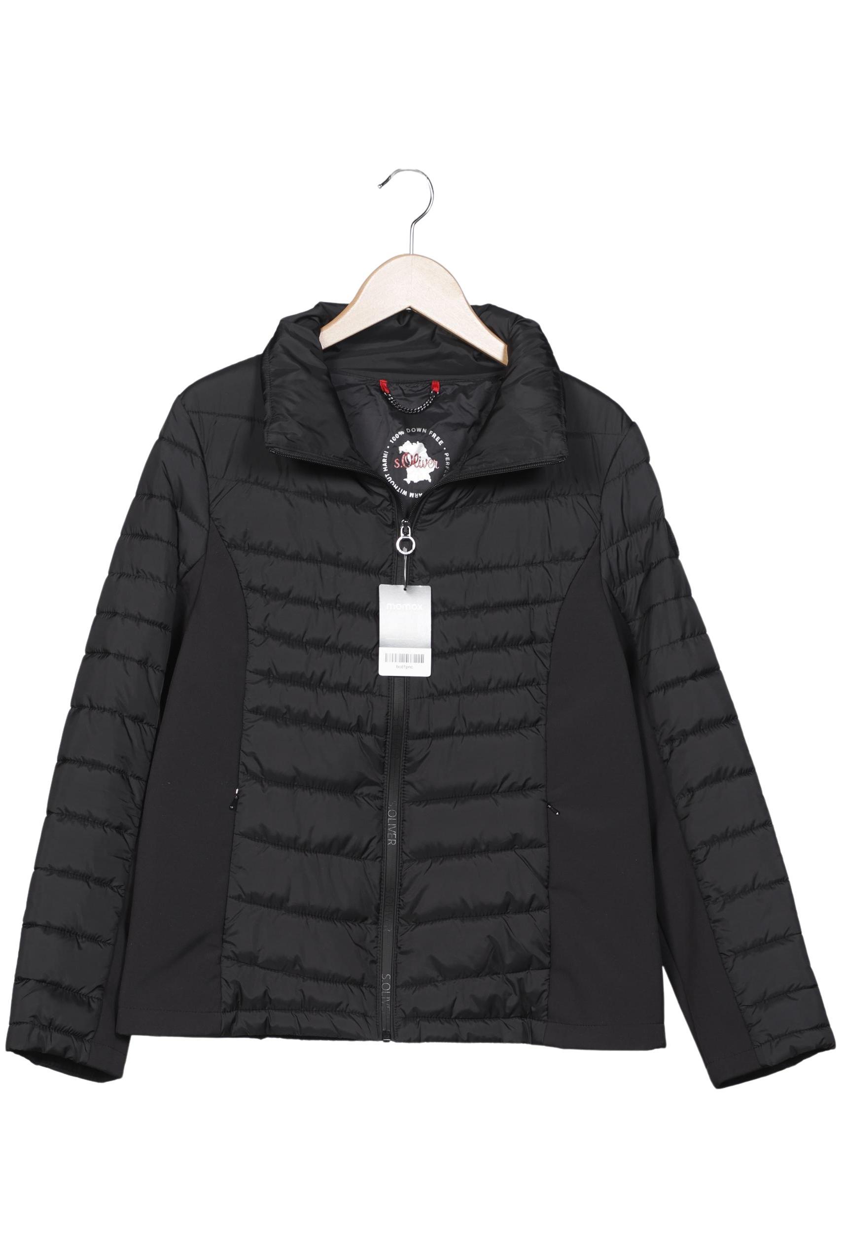 

s.Oliver Damen Jacke, schwarz, Gr. 38