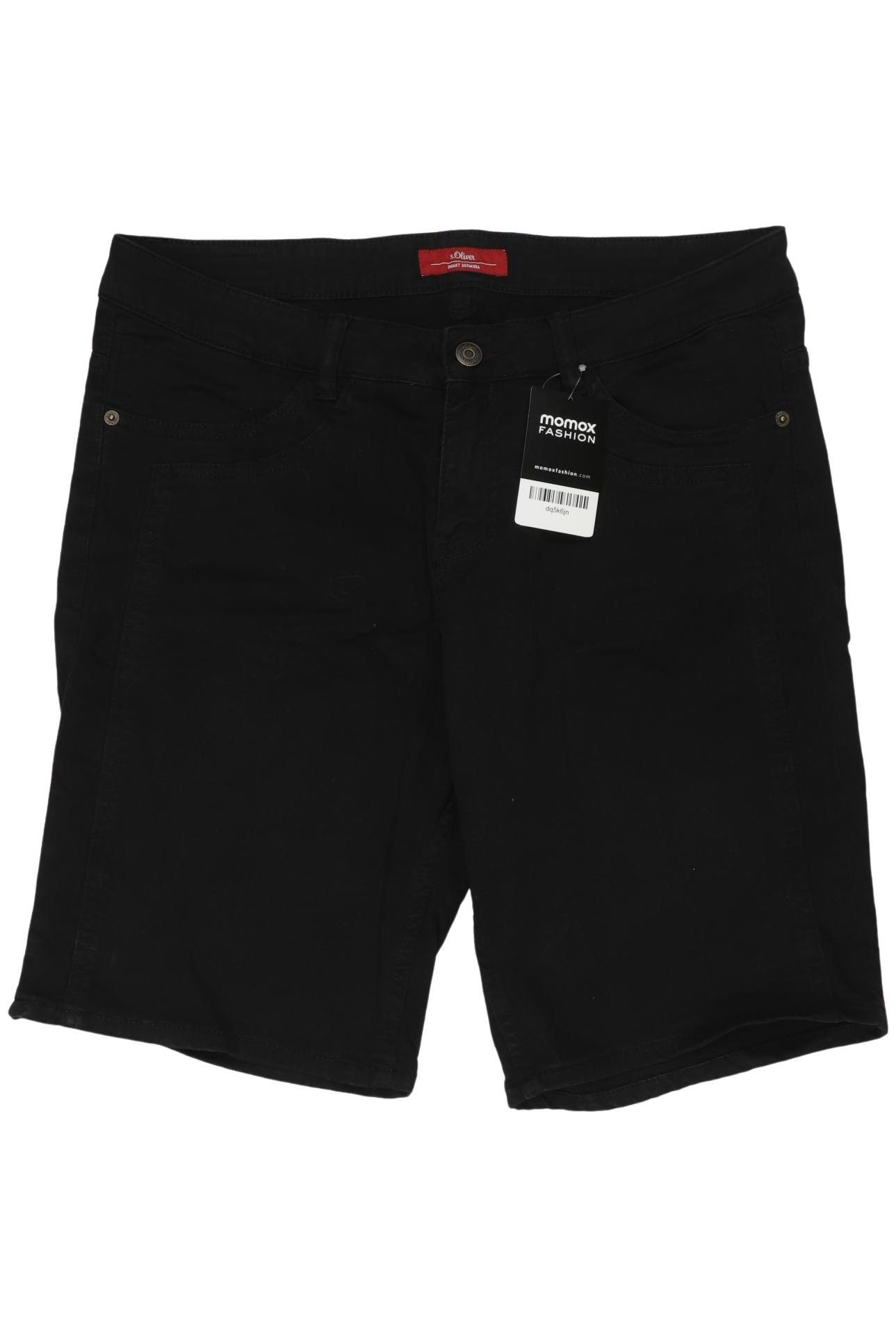 

s.Oliver Damen Shorts, schwarz, Gr. 40