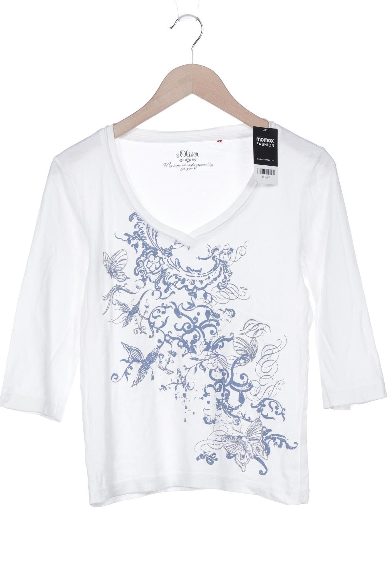 Thumbnail - s.Oliver Damen Langarmshirt, weiß, Gr. 34