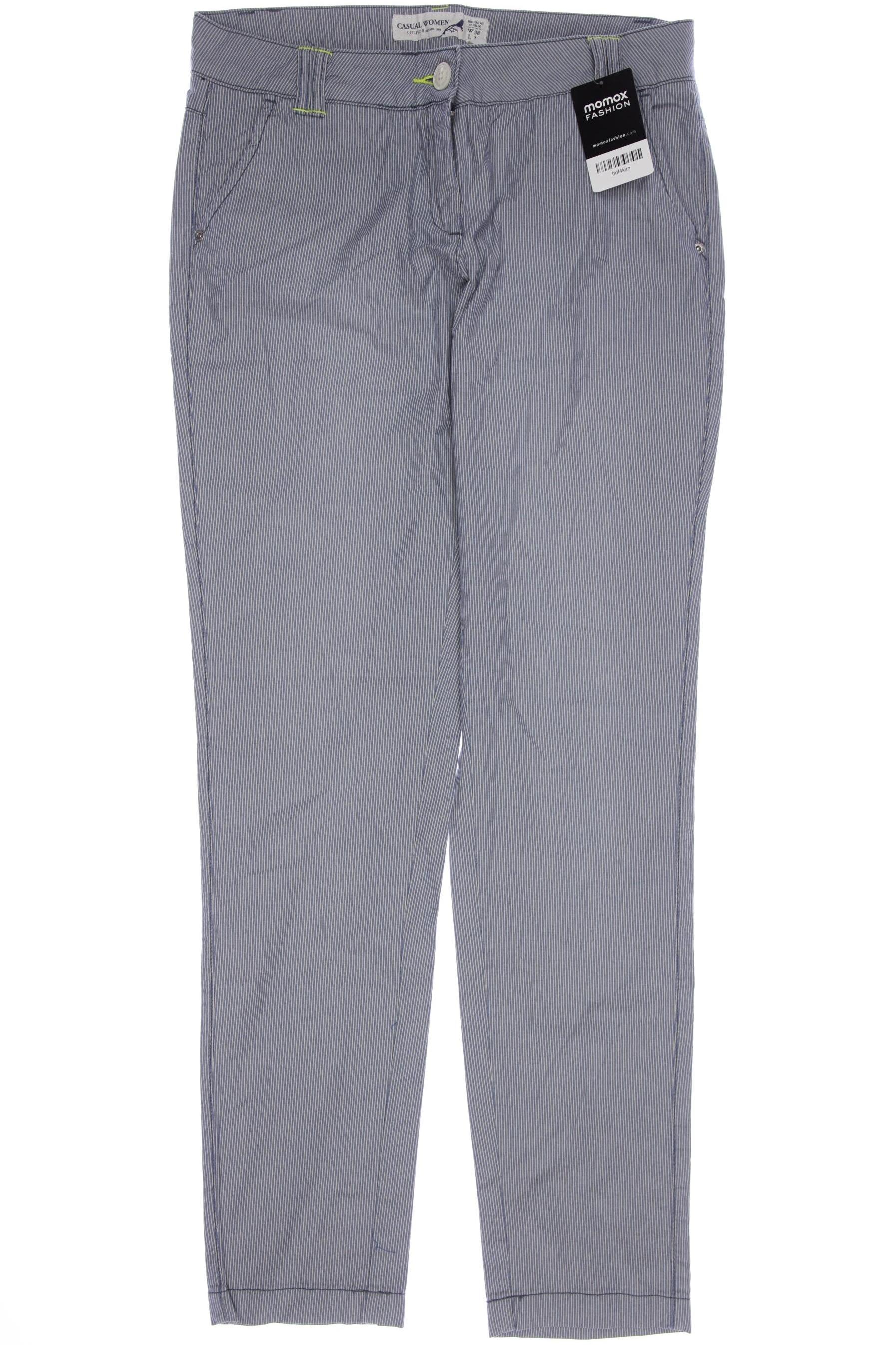 

s.Oliver Damen Stoffhose, blau, Gr. 38
