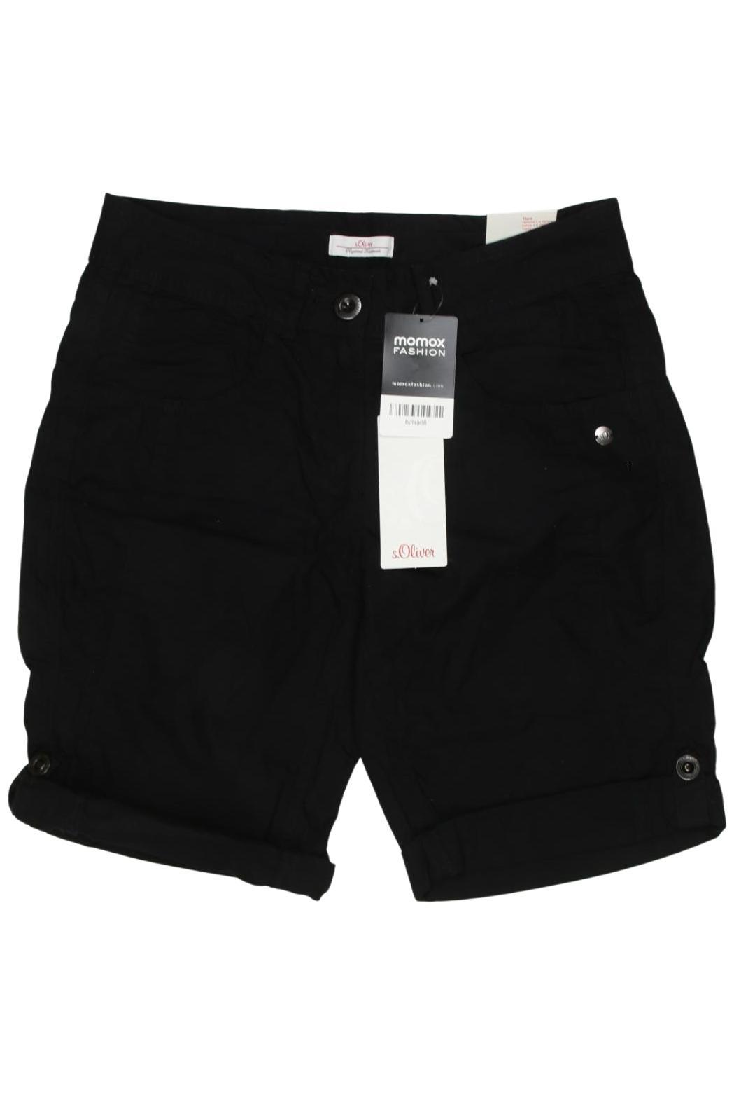 

s.Oliver Damen Shorts, schwarz, Gr. 34