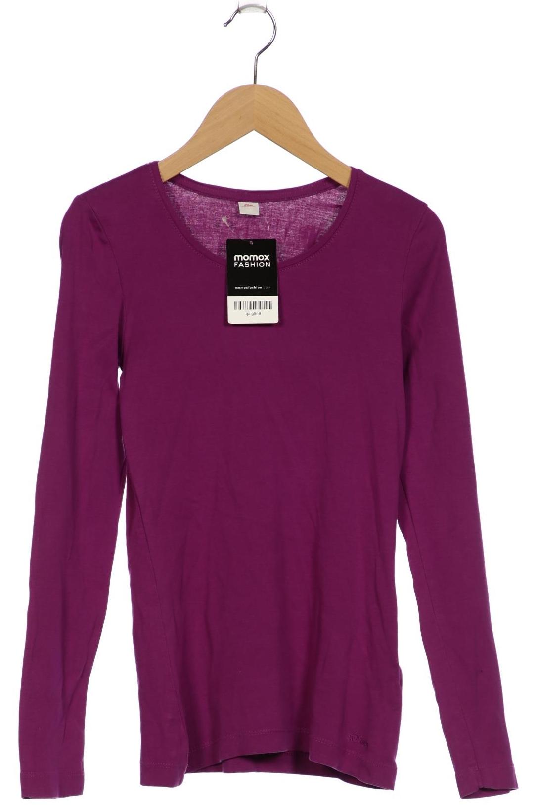 

s.Oliver Damen Langarmshirt, flieder, Gr. 36