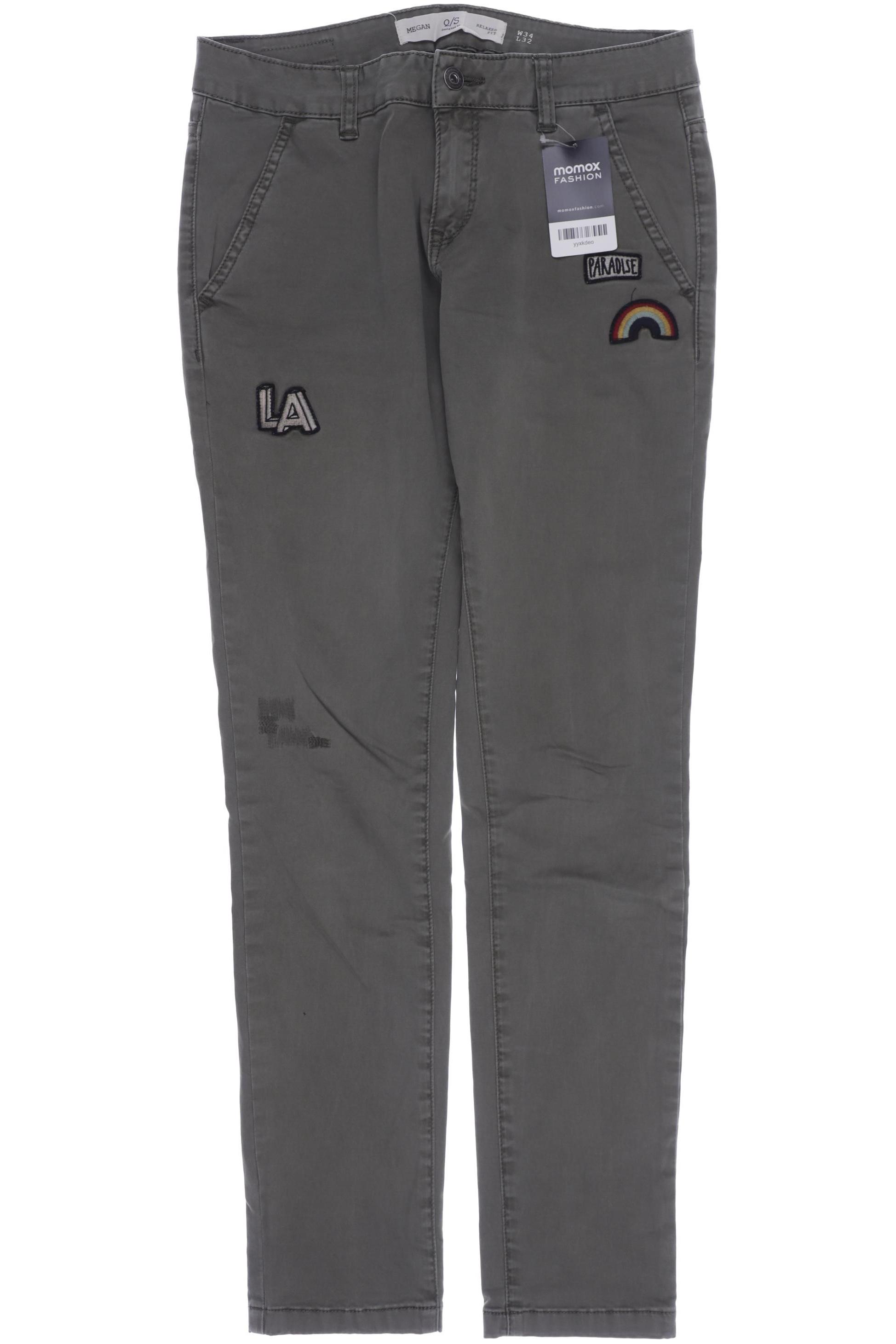 

s.Oliver Damen Stoffhose, grün, Gr. 34