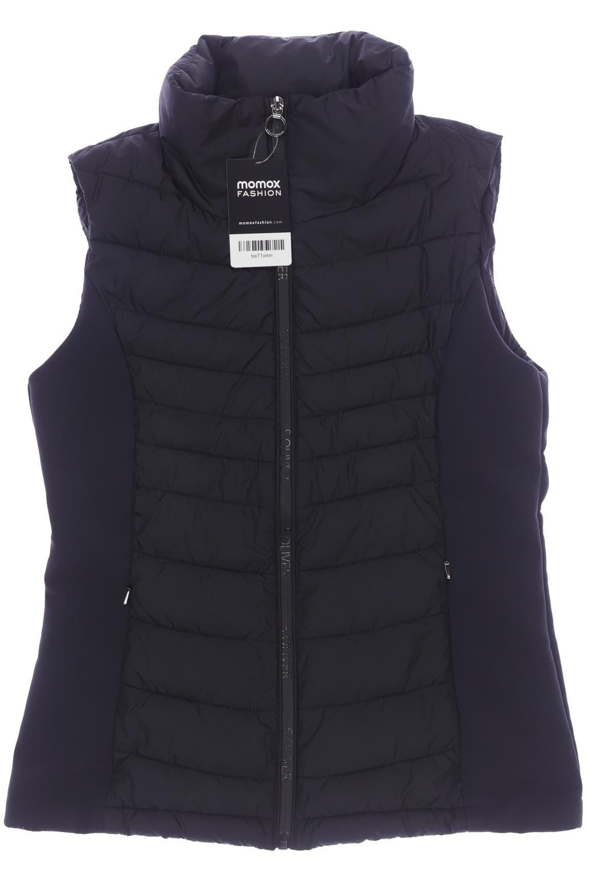 

s.Oliver Damen Weste, schwarz, Gr. 34