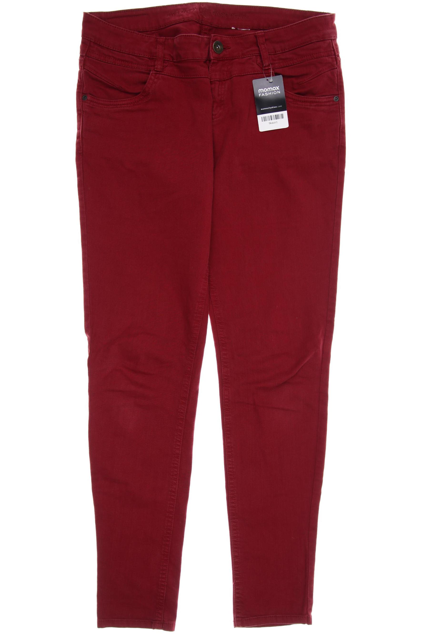 

s.Oliver Damen Jeans, bordeaux, Gr. 33