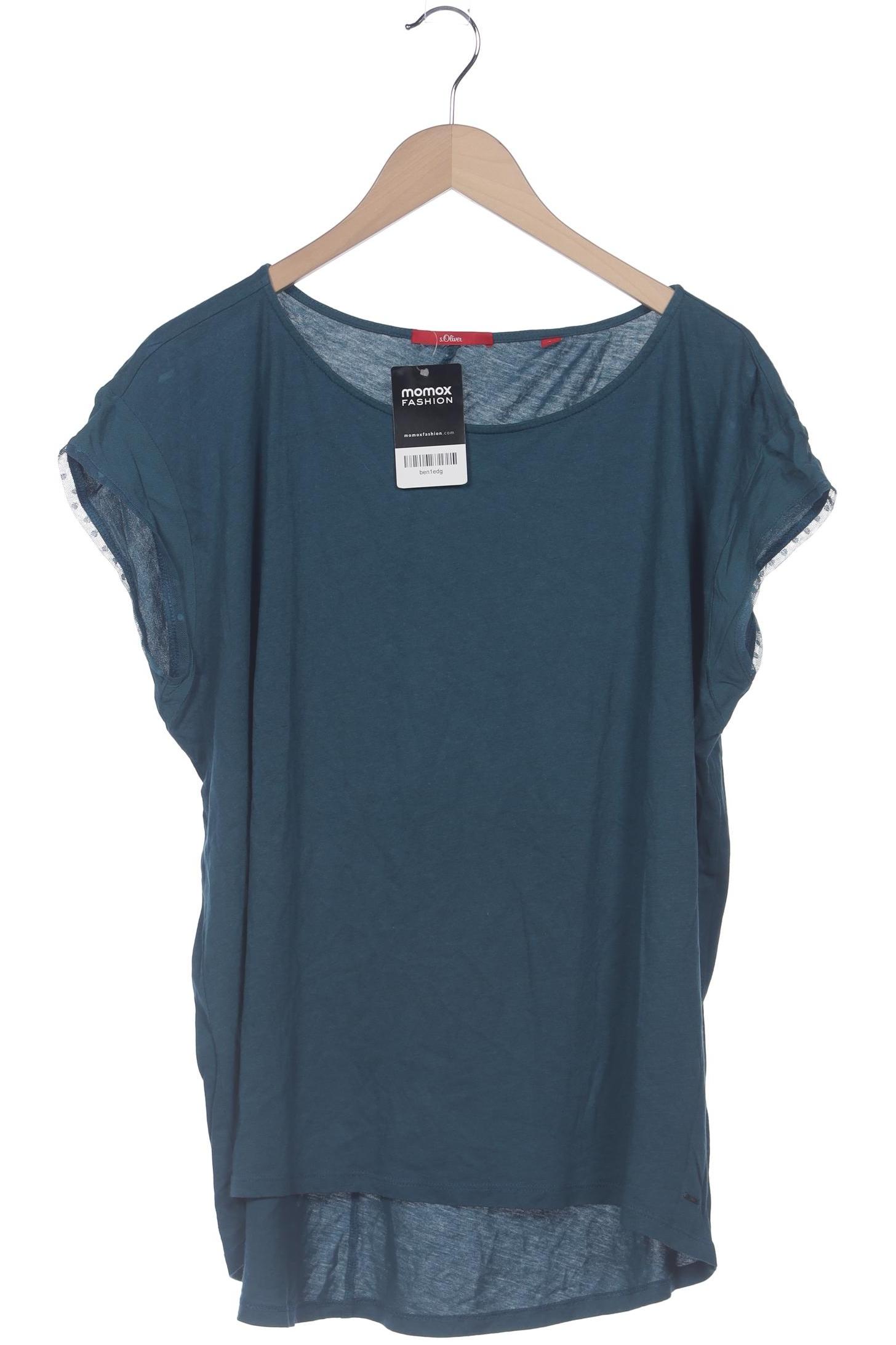 

s.Oliver Damen T-Shirt, blau, Gr. 44