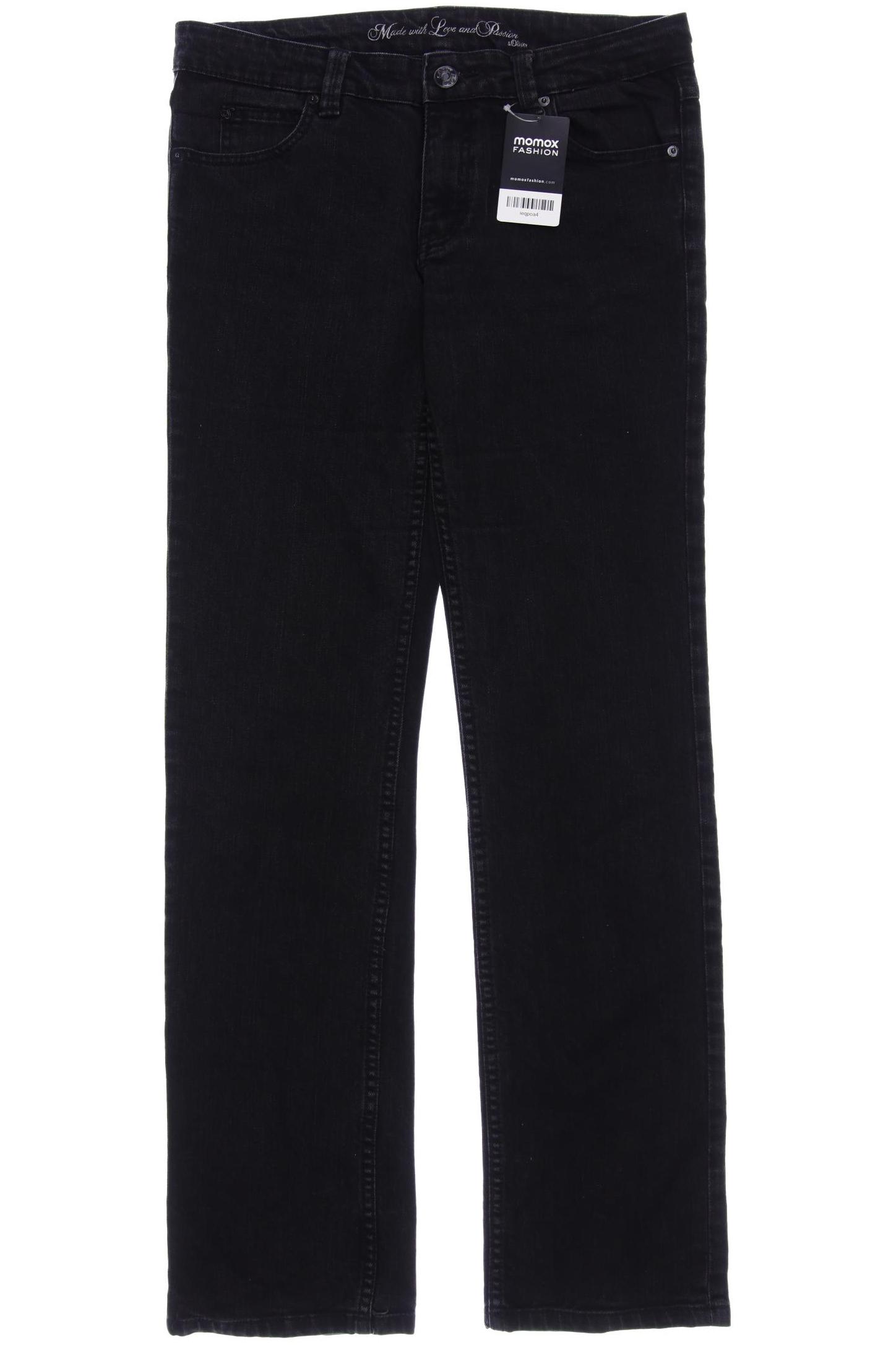 

s.Oliver Damen Jeans, schwarz, Gr. 40