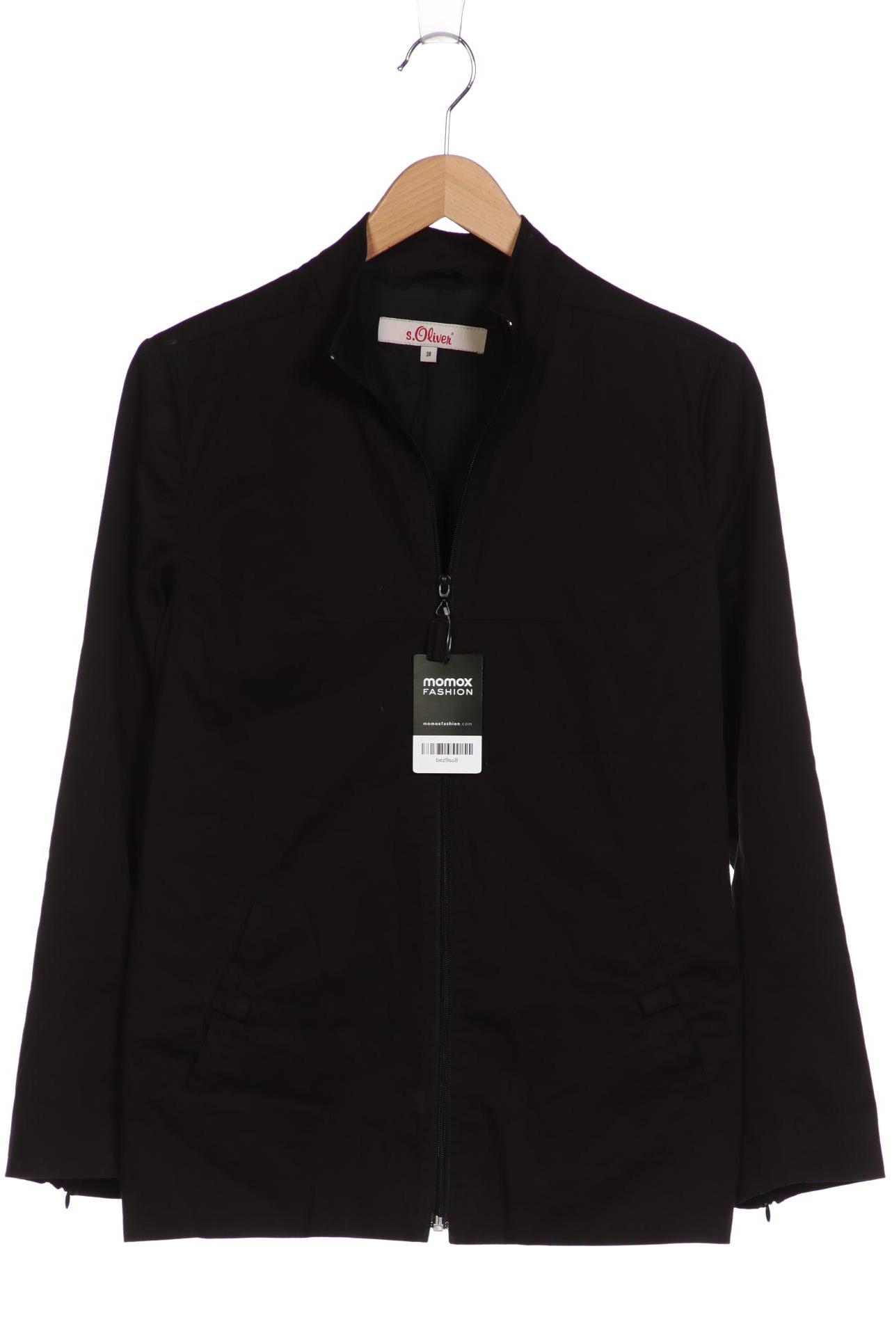 

s.Oliver Damen Jacke, schwarz, Gr. 38