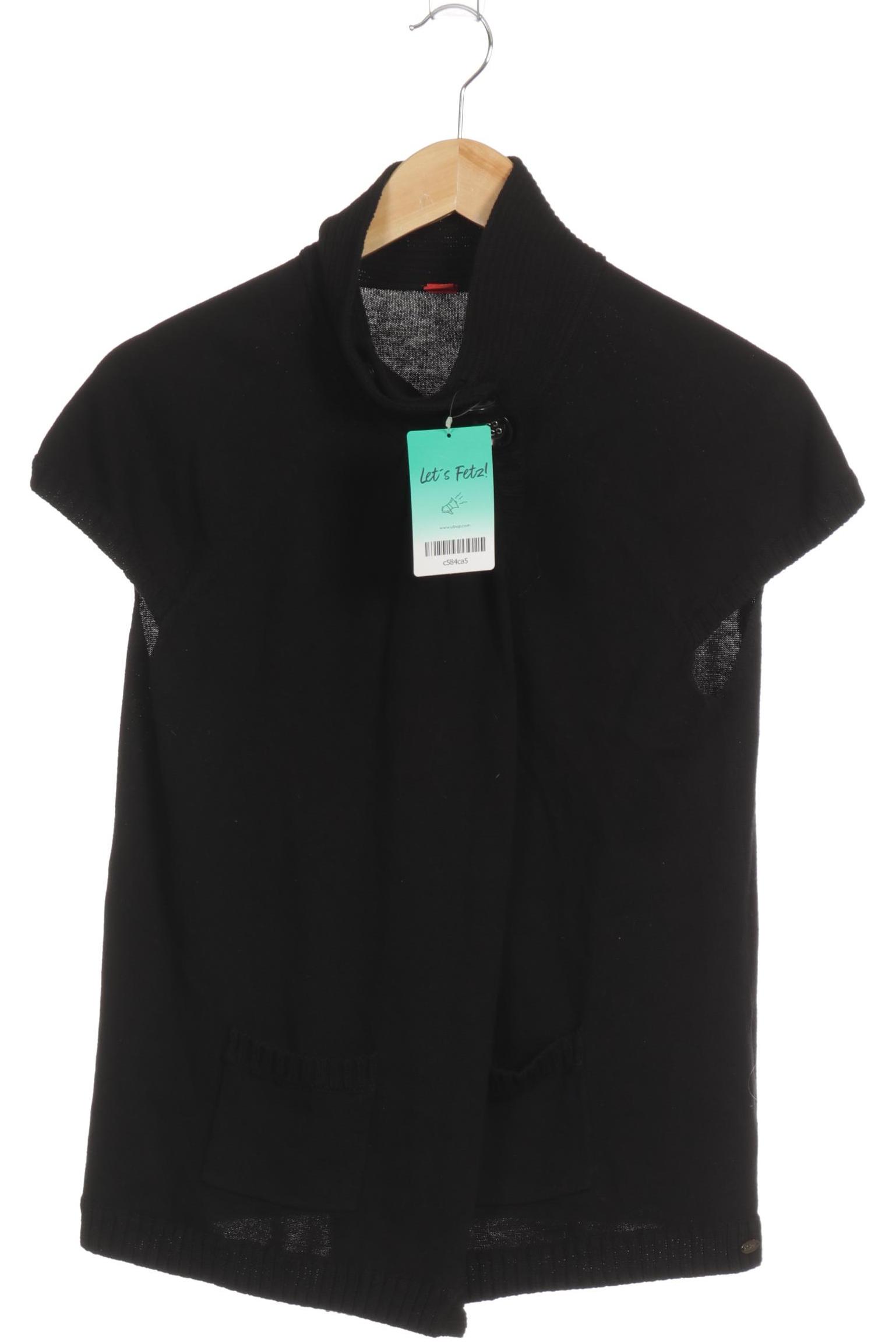 

s.Oliver Damen Strickjacke, schwarz, Gr. 40