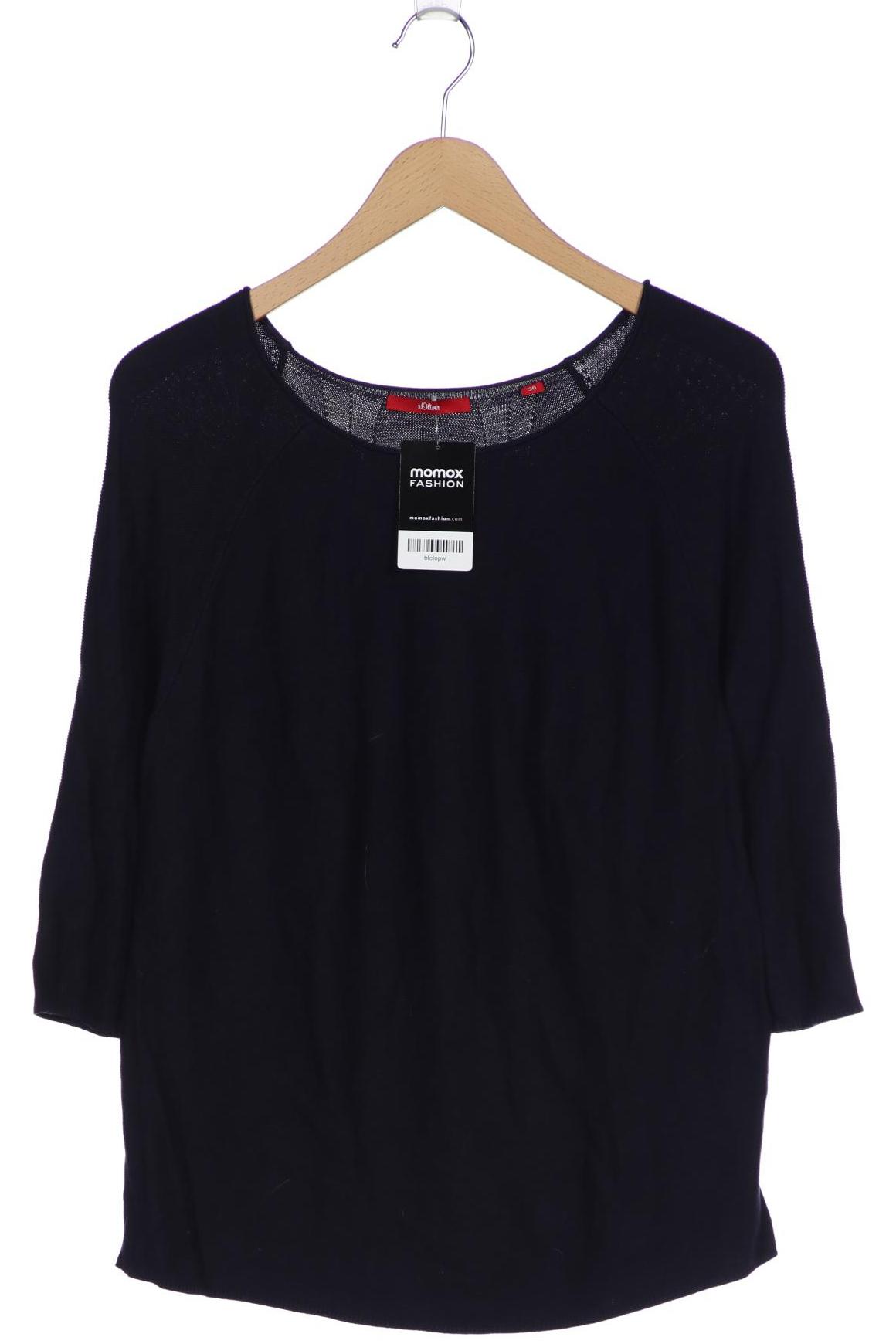 

s.Oliver Damen Pullover, marineblau