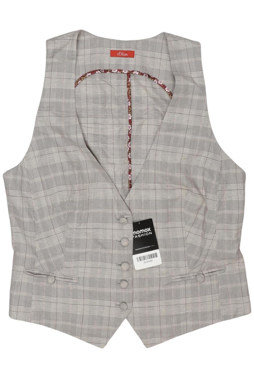 

s.Oliver Damen Weste, grau, Gr. 40