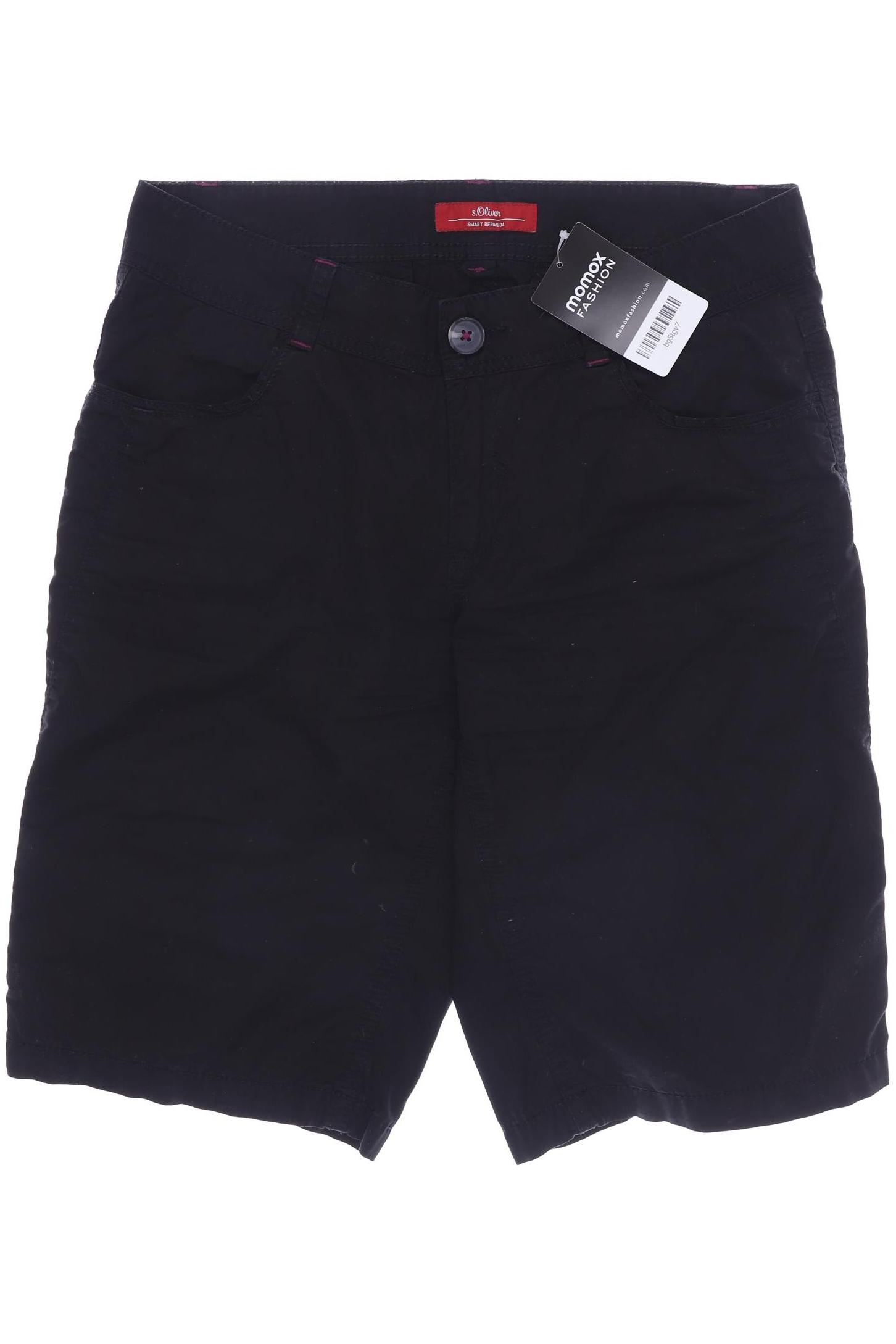 

s.Oliver Damen Shorts, schwarz