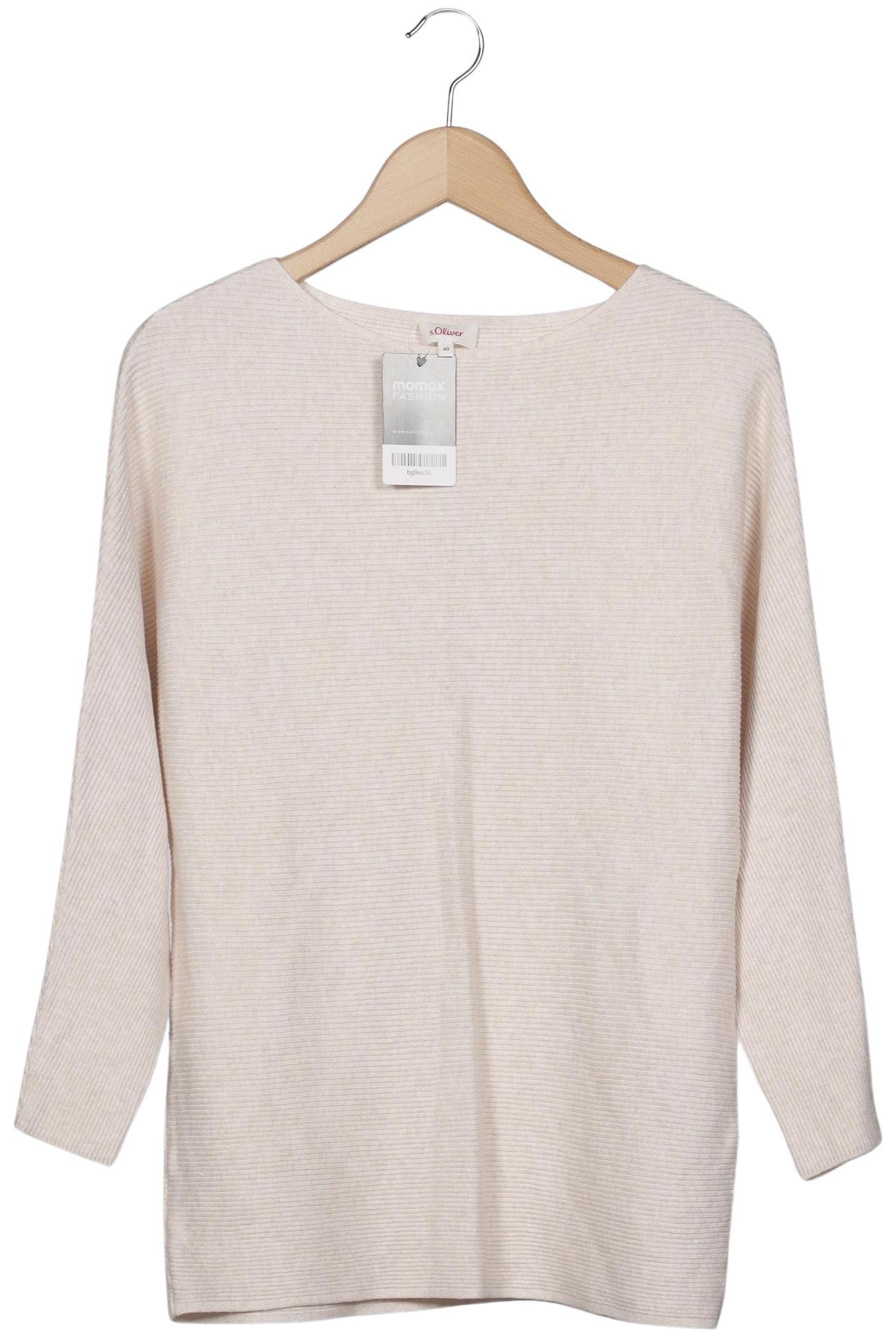 

s.Oliver Damen Pullover, beige, Gr. 40