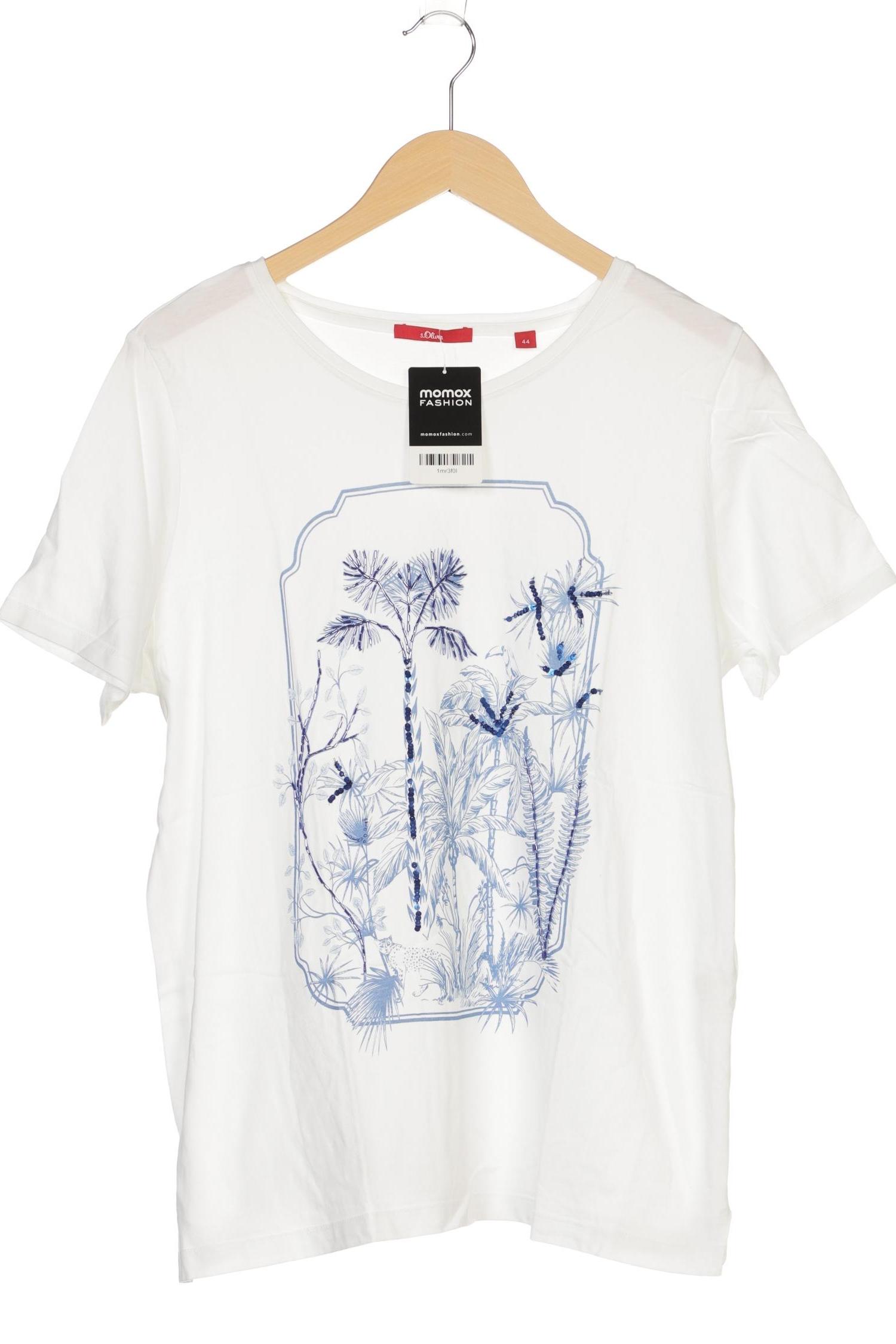 

s.Oliver Damen T-Shirt, weiß, Gr. 44