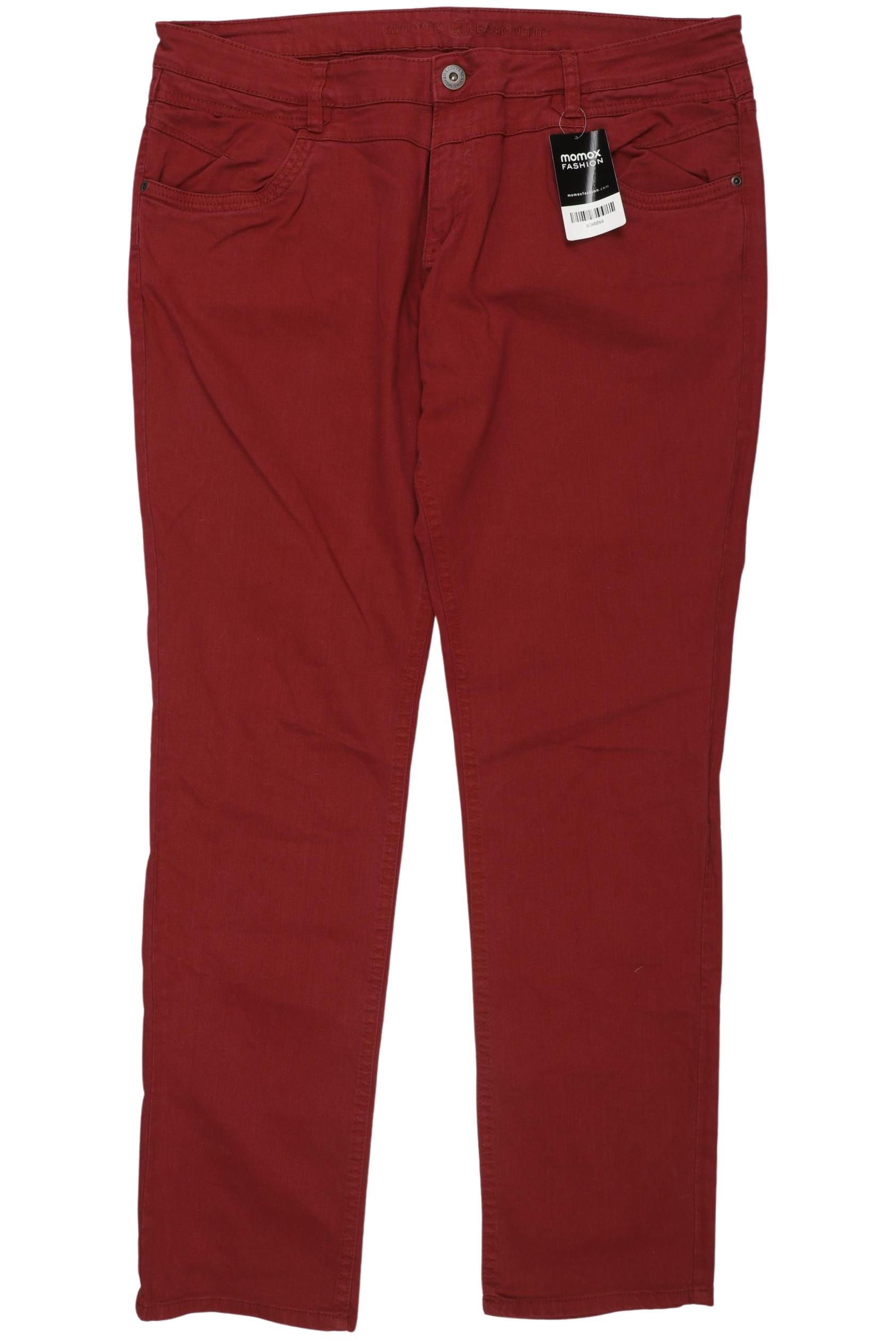 

s.Oliver Damen Jeans, bordeaux, Gr. 46