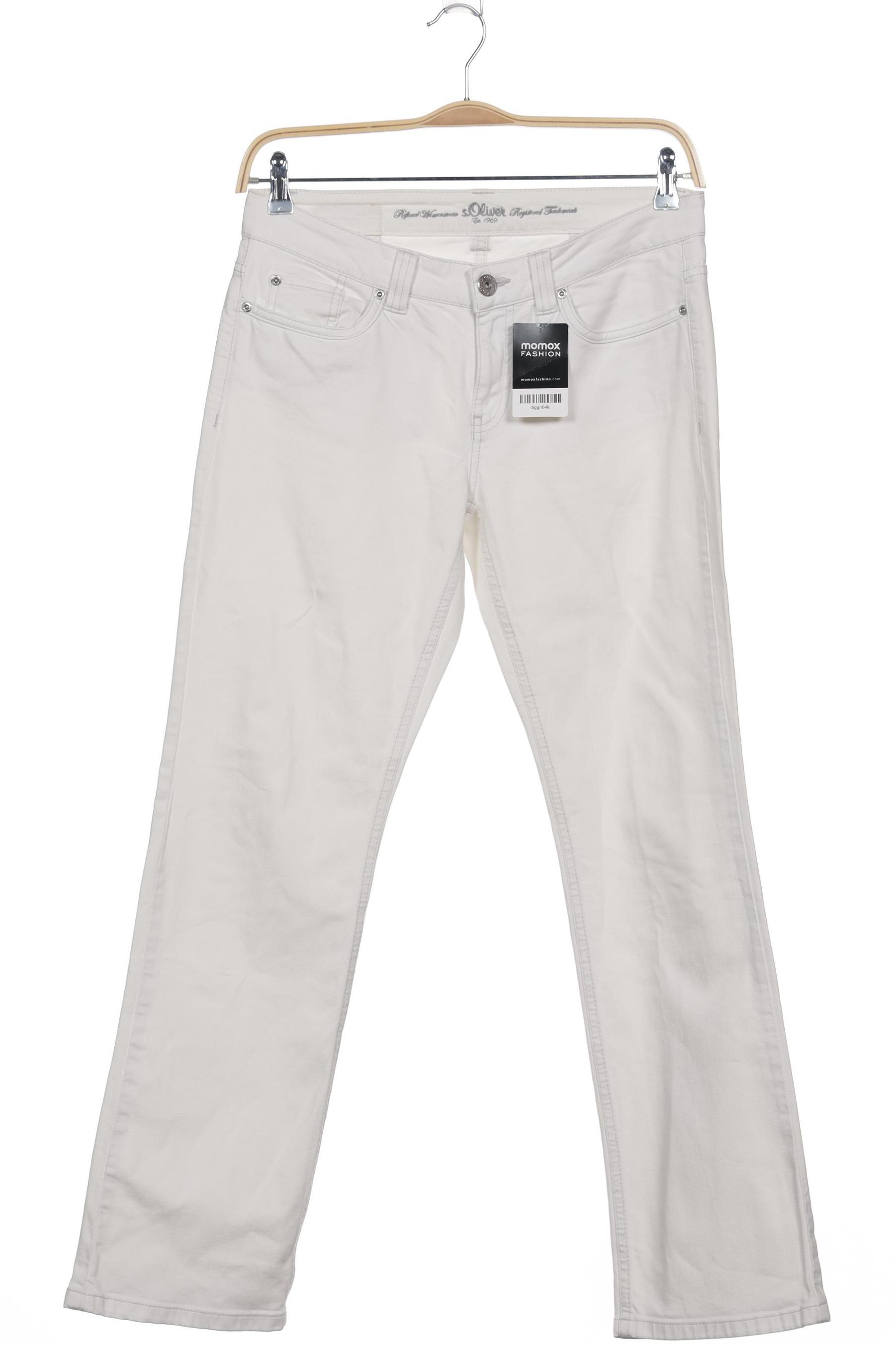 

s.Oliver Damen Jeans, weiß, Gr. 40