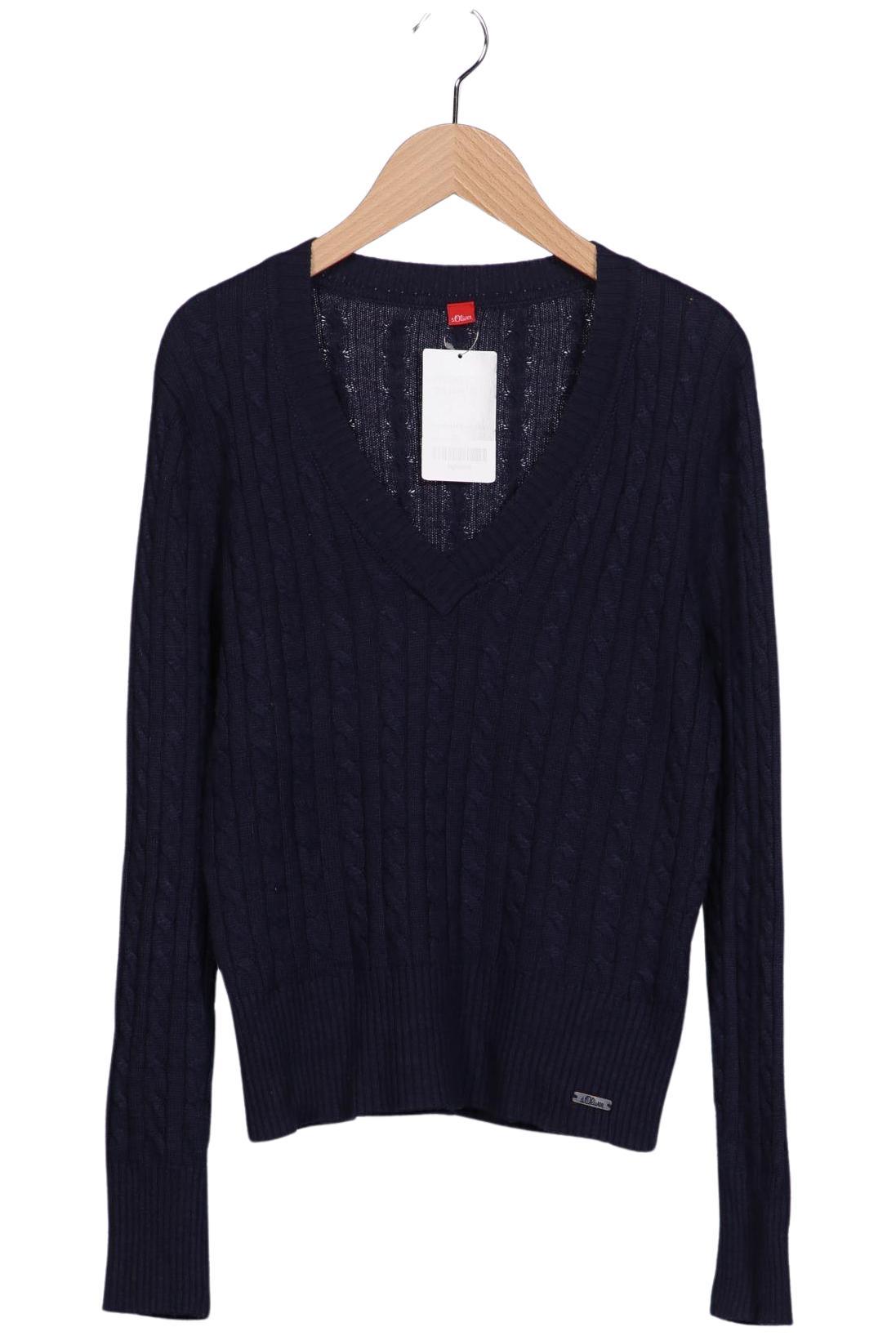 

s.Oliver Damen Pullover, marineblau, Gr. 34