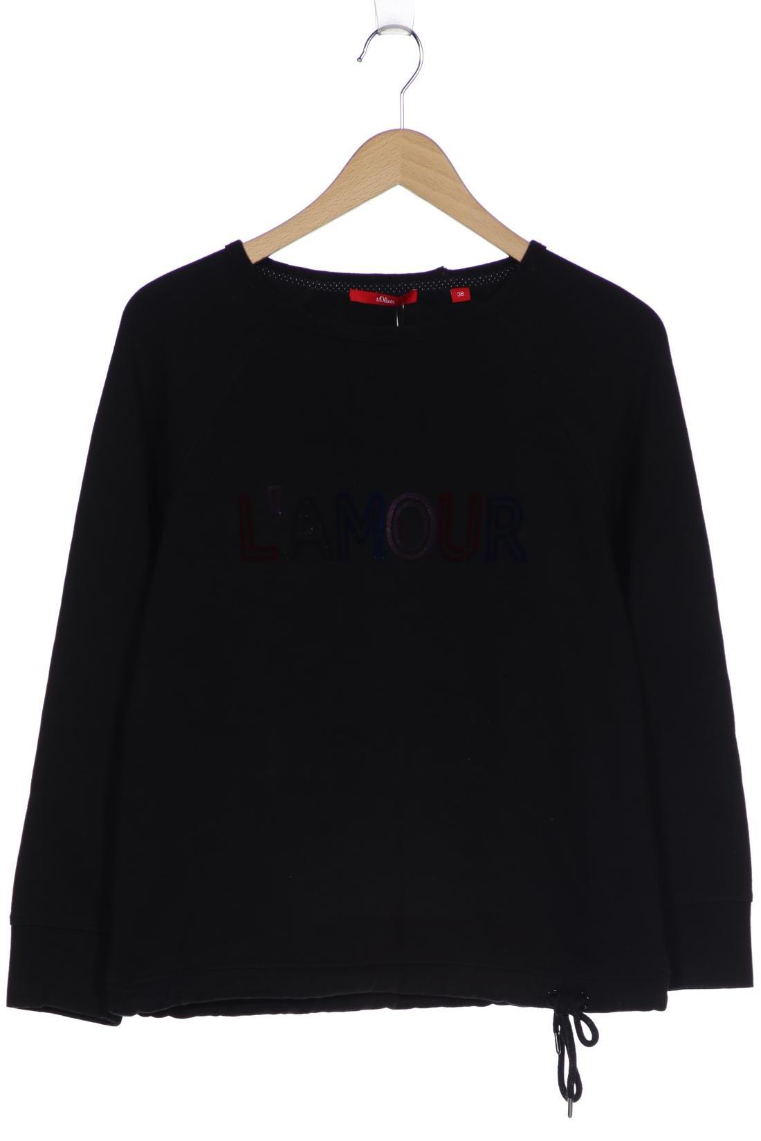 

s.Oliver Damen Sweatshirt, schwarz