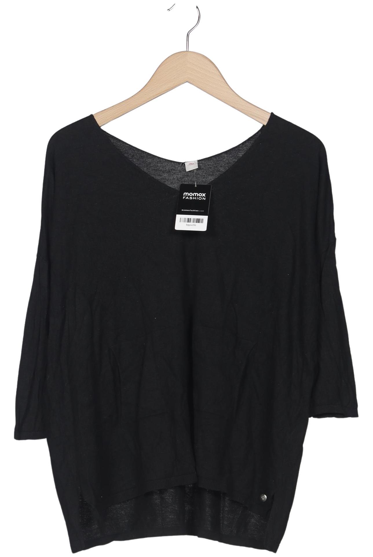 

s.Oliver Damen Pullover, schwarz, Gr. 38