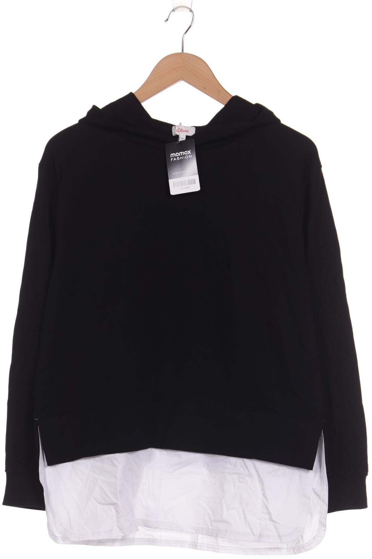 

s.Oliver Damen Kapuzenpullover, schwarz, Gr. 38