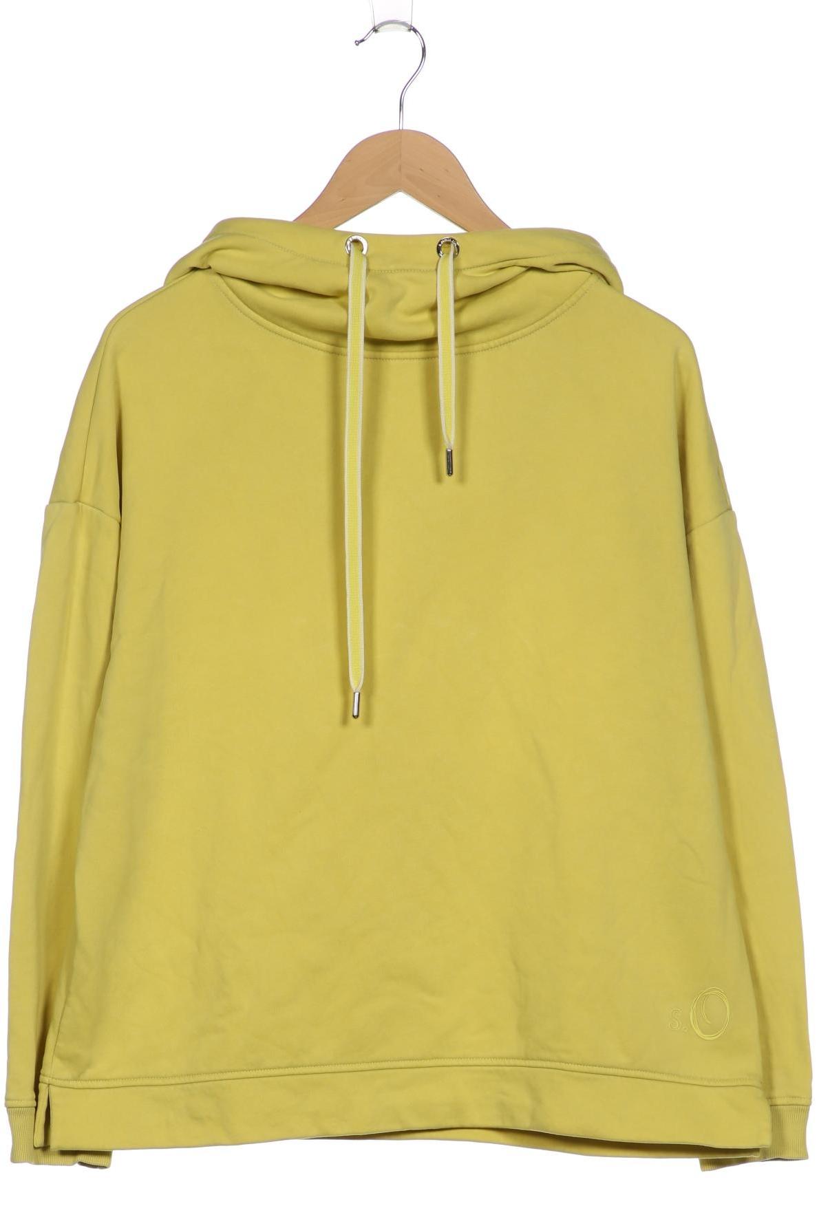 

s.Oliver Damen Kapuzenpullover, gelb, Gr. 38