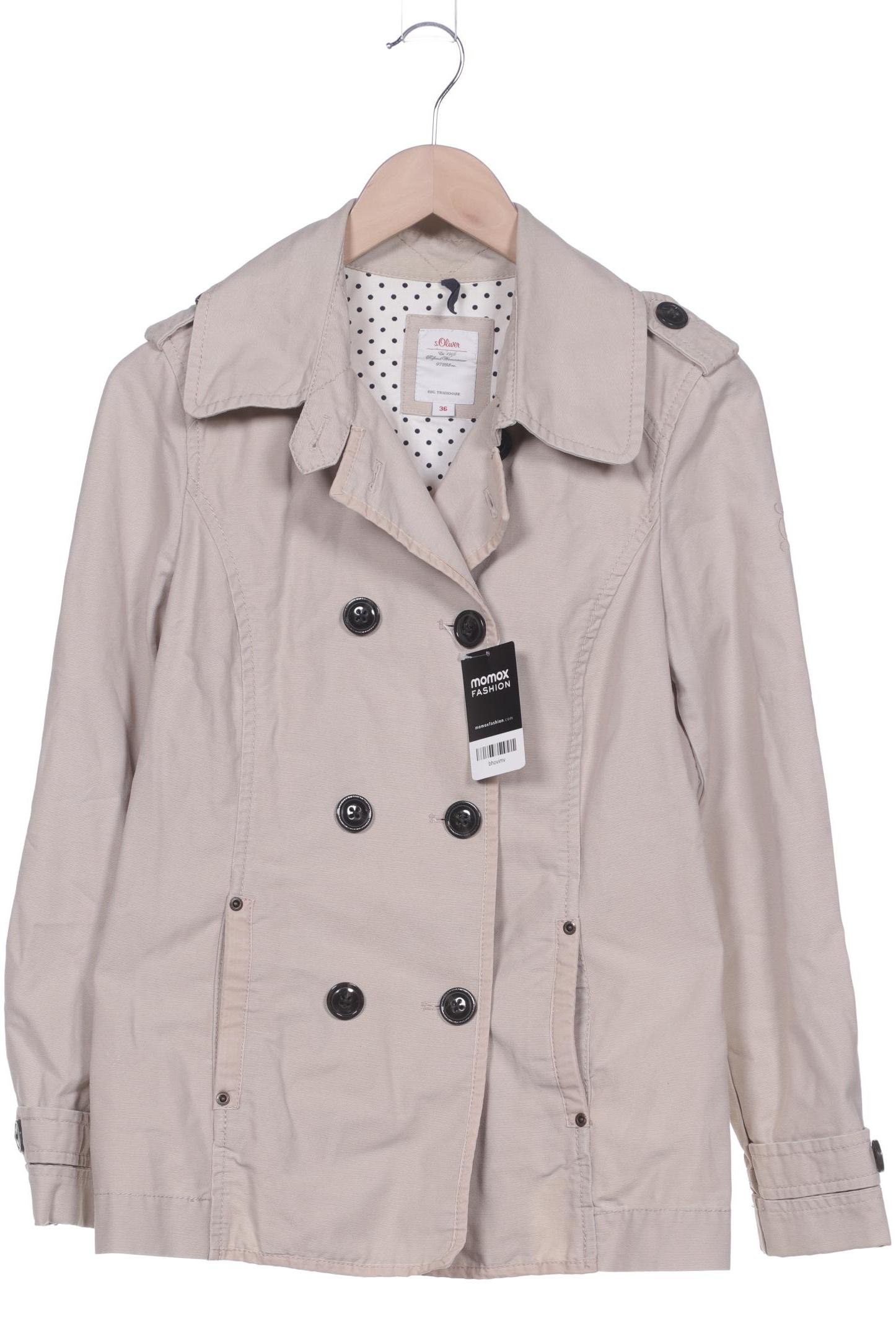 

s.Oliver Damen Jacke, beige, Gr. 36