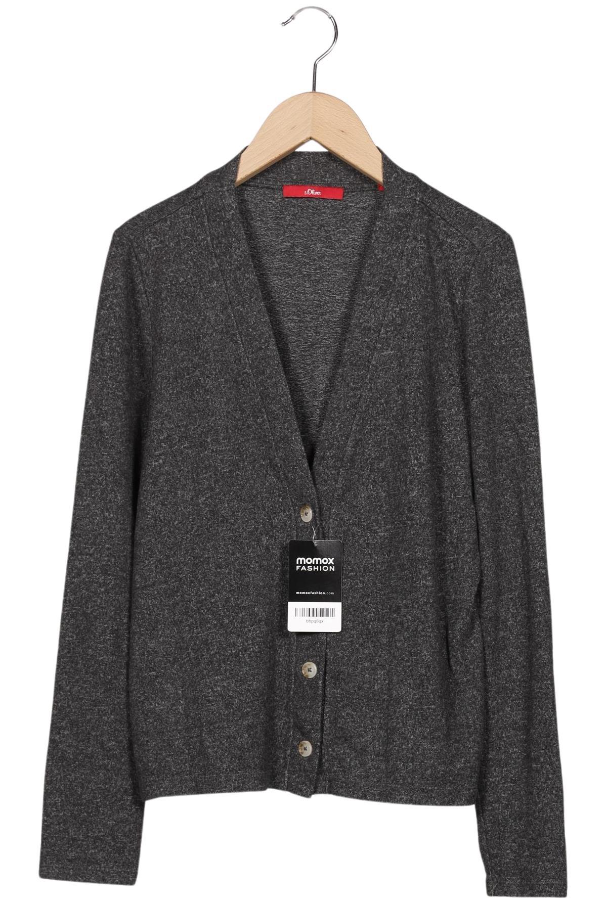 

s.Oliver Damen Strickjacke, grau, Gr. 36