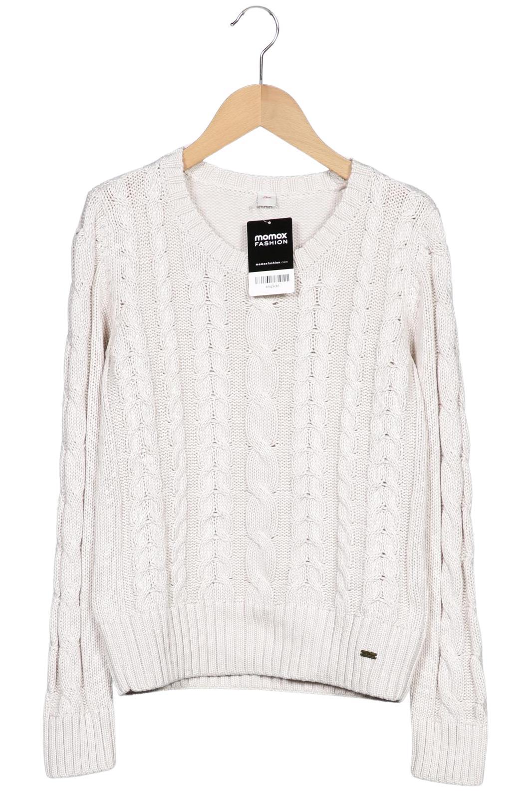 

s.Oliver Damen Pullover, cremeweiß, Gr. 34