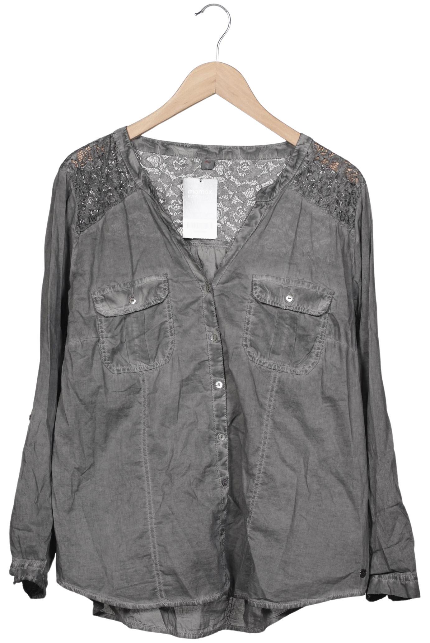 

s.Oliver Damen Bluse, grau, Gr. 46