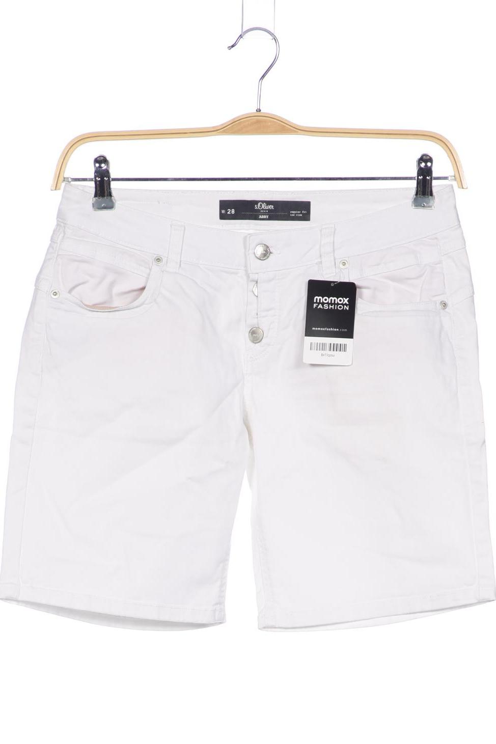 

s.Oliver Damen Shorts, weiß, Gr. 38