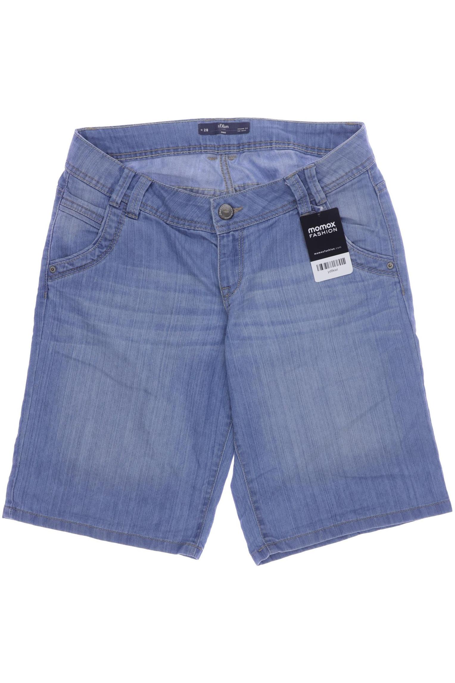 

s.Oliver Damen Shorts, hellblau, Gr. 28