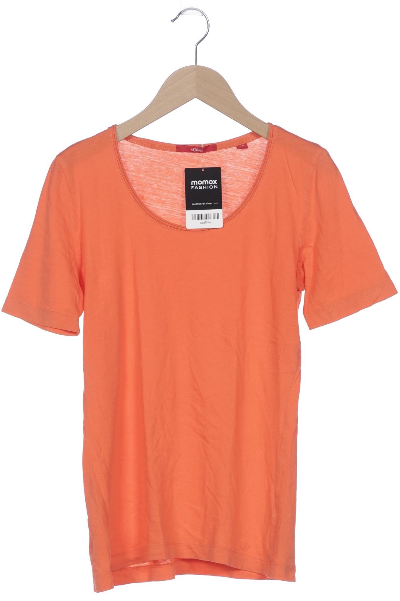 

s.Oliver Damen T-Shirt, orange, Gr. 36