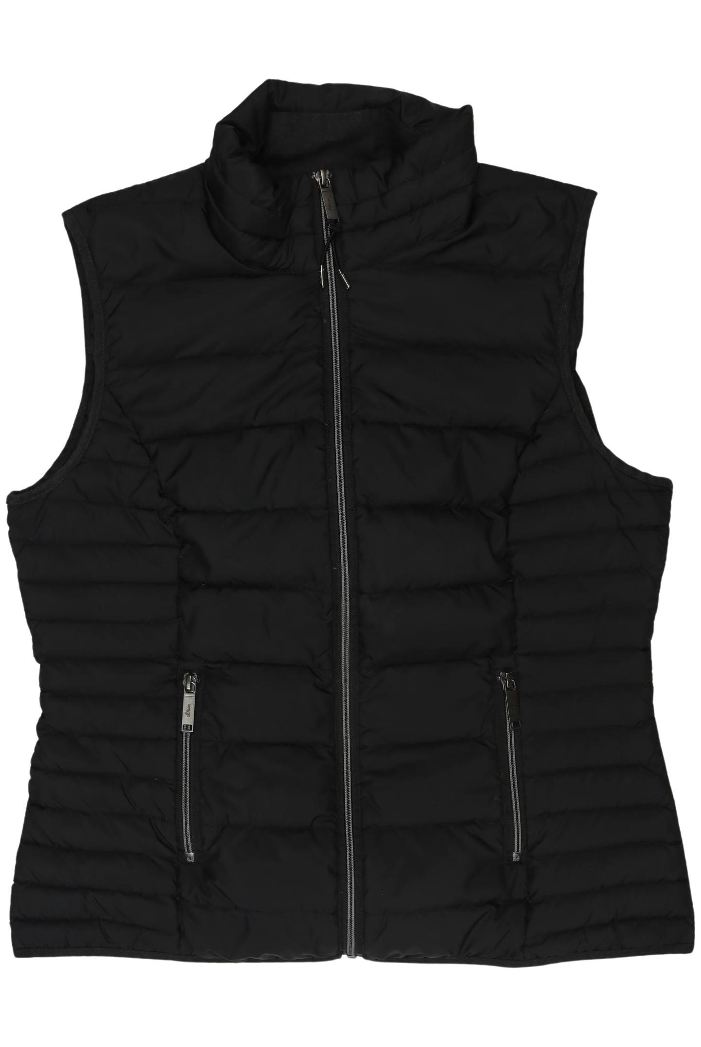 

s.Oliver Damen Weste, schwarz, Gr. 40