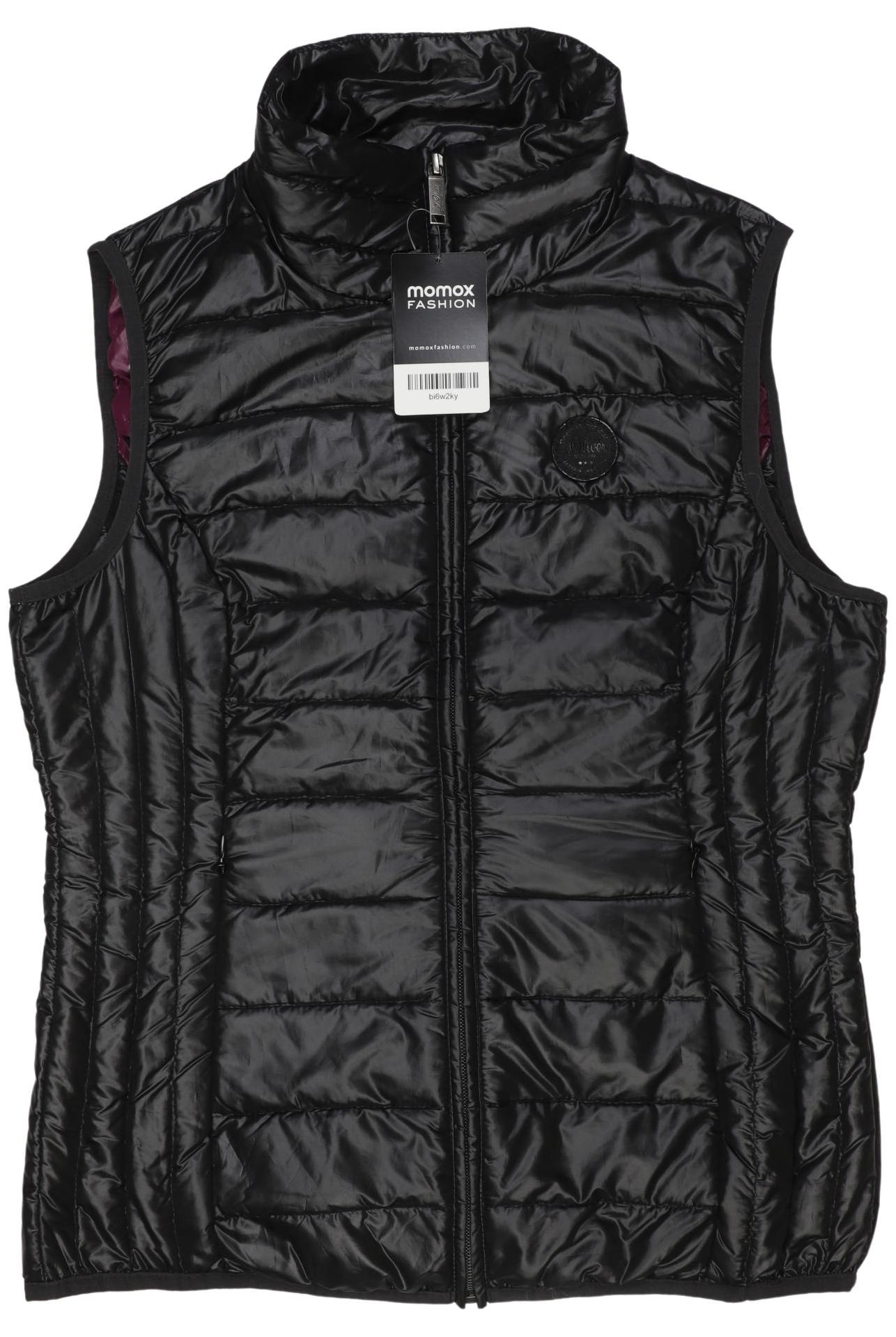 

s.Oliver Damen Weste, schwarz, Gr. 38