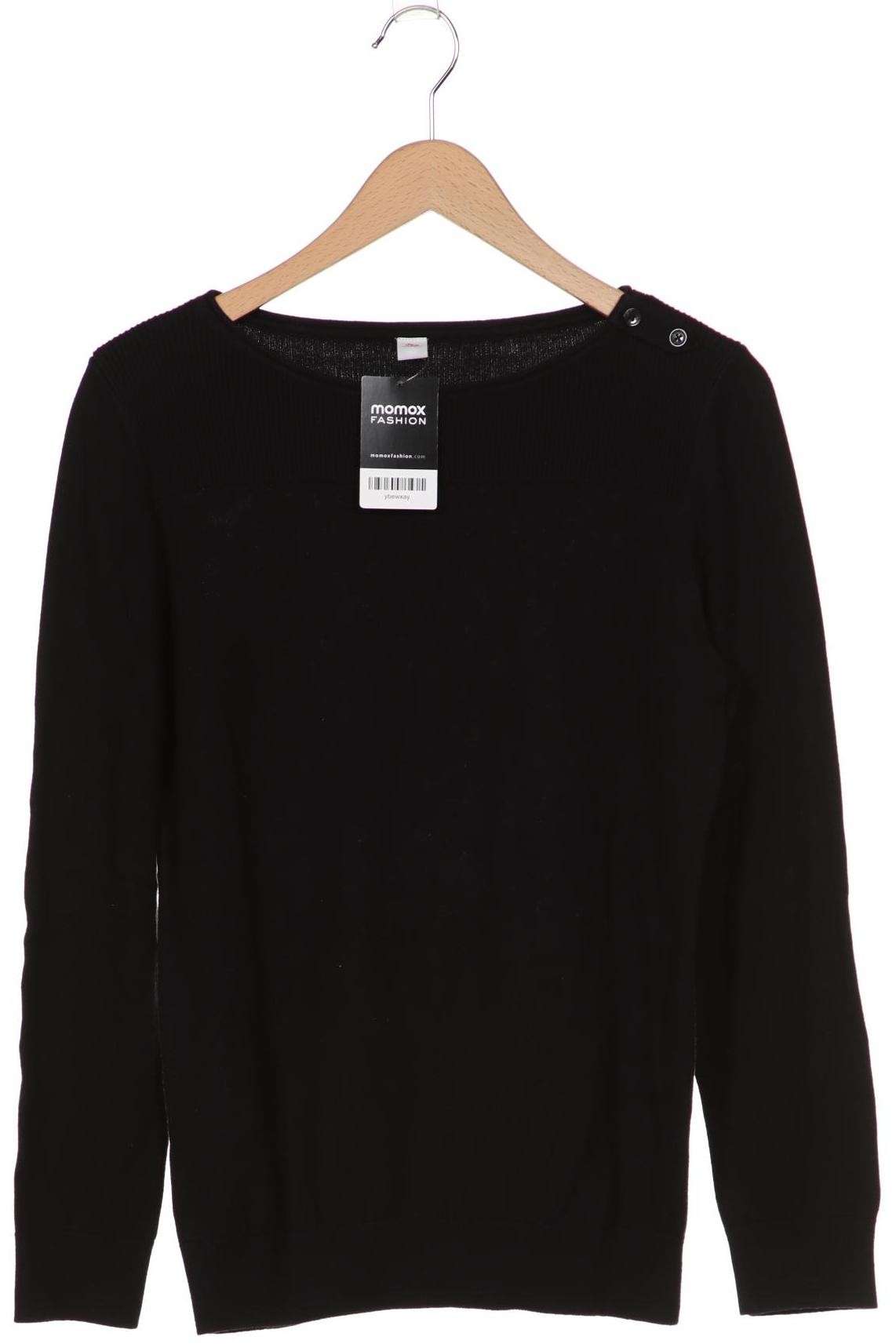 

s.Oliver Damen Pullover, schwarz