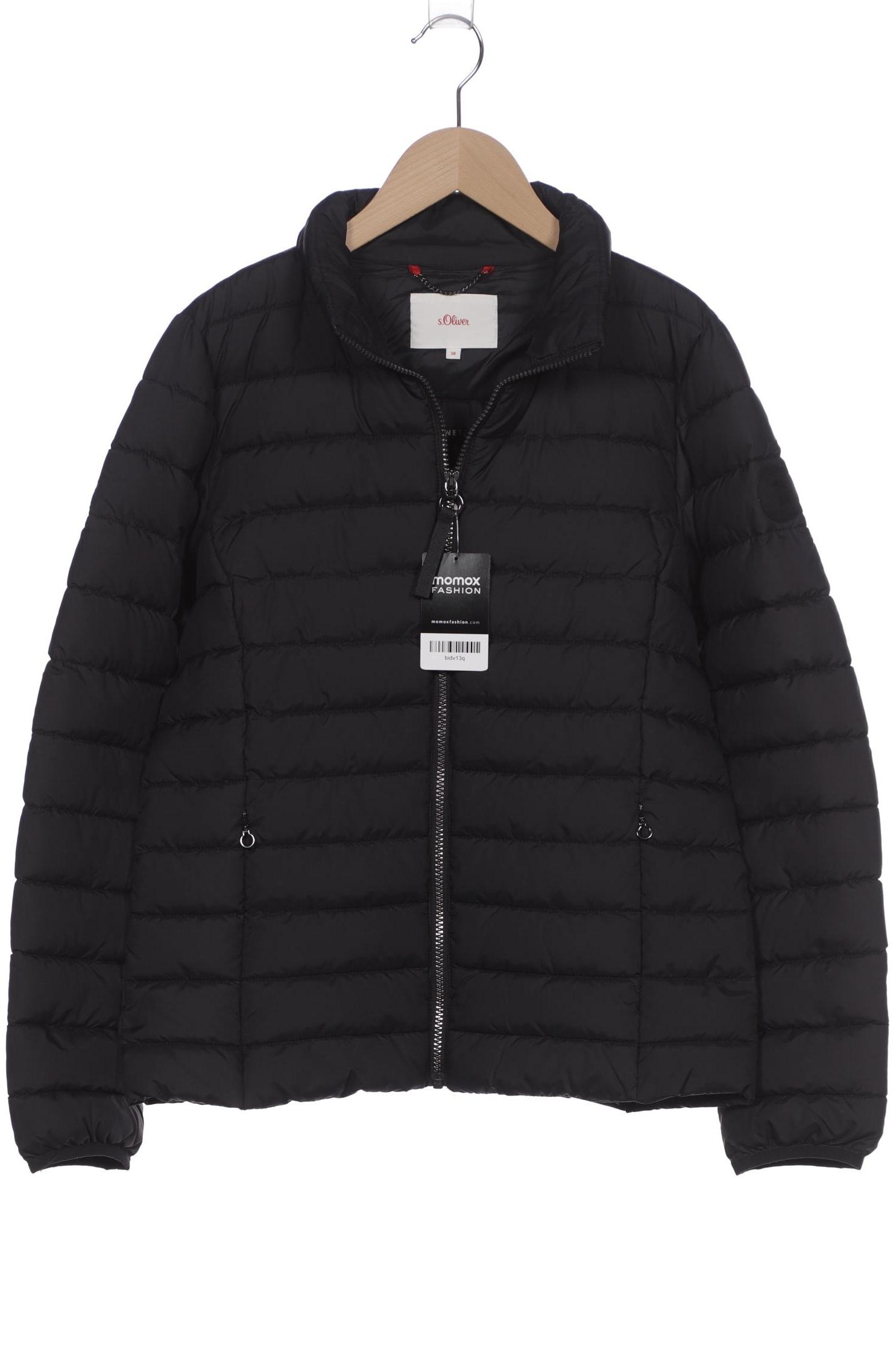 

s.Oliver Damen Jacke, schwarz, Gr. 38