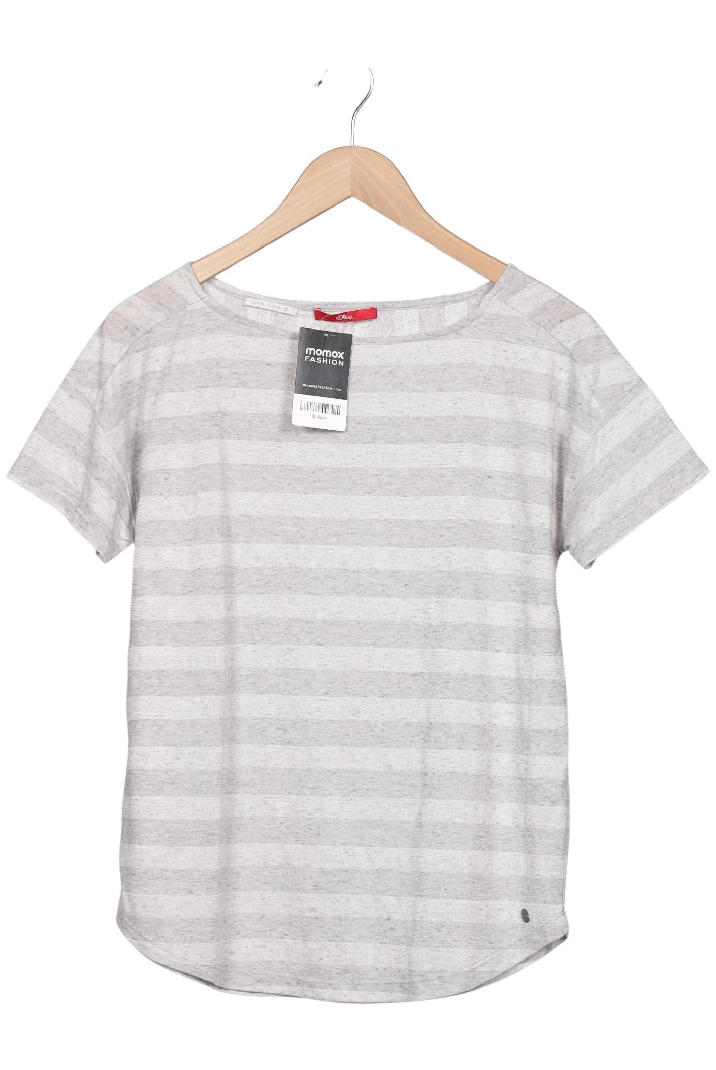 

s.Oliver Damen T-Shirt, grau, Gr. 38