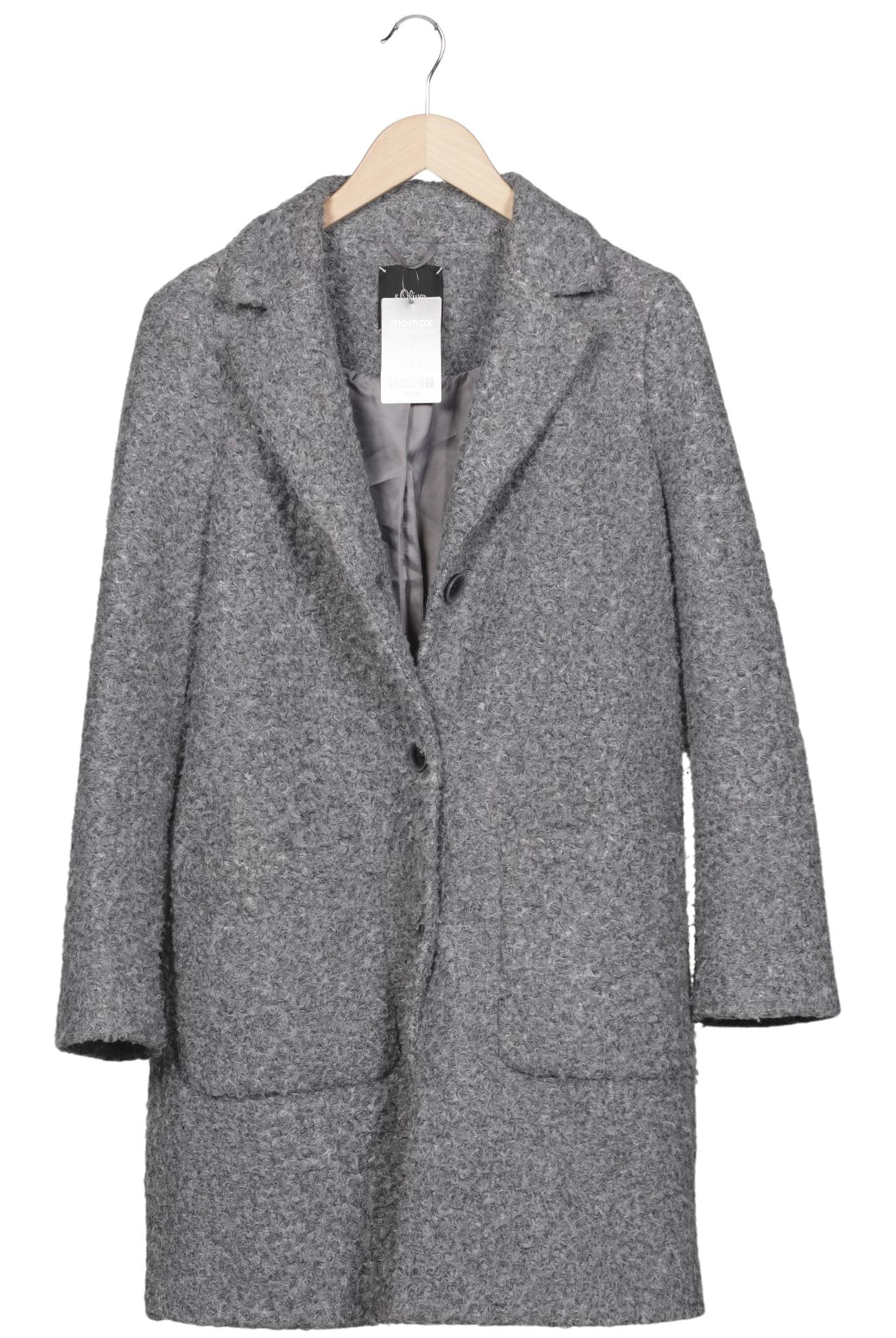 

s.Oliver Damen Mantel, grau, Gr. 38