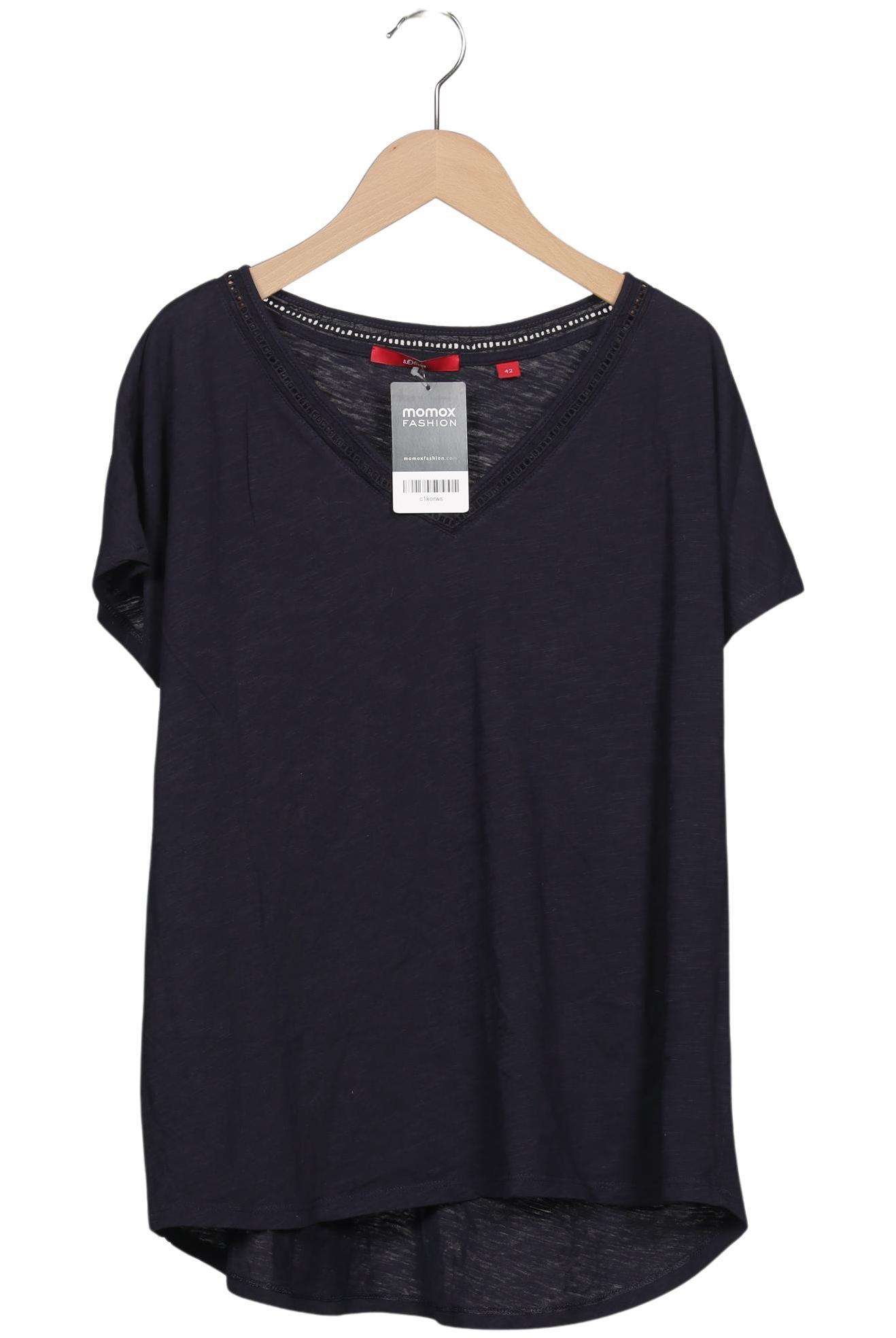 

s.Oliver Damen T-Shirt, marineblau, Gr. 42