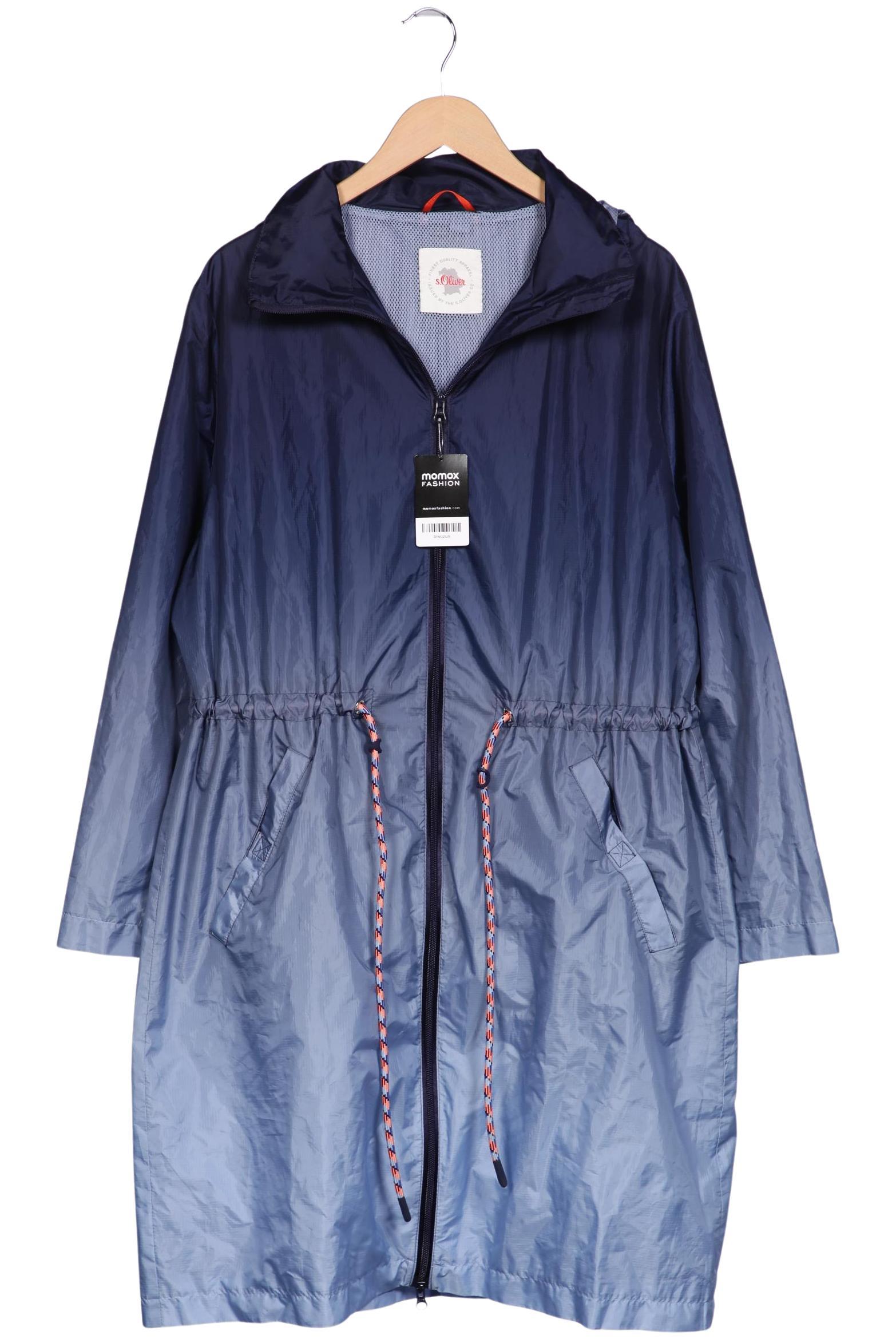 

s.Oliver Damen Mantel, hellblau, Gr. 46