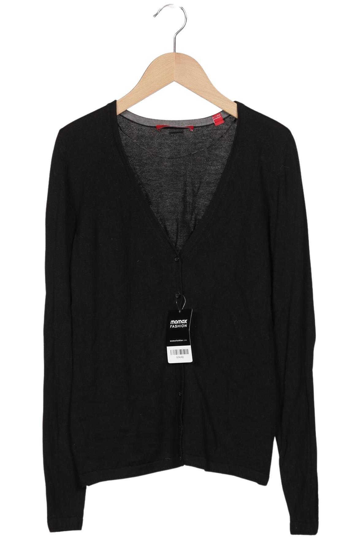 

s.Oliver Damen Strickjacke, schwarz, Gr. 36