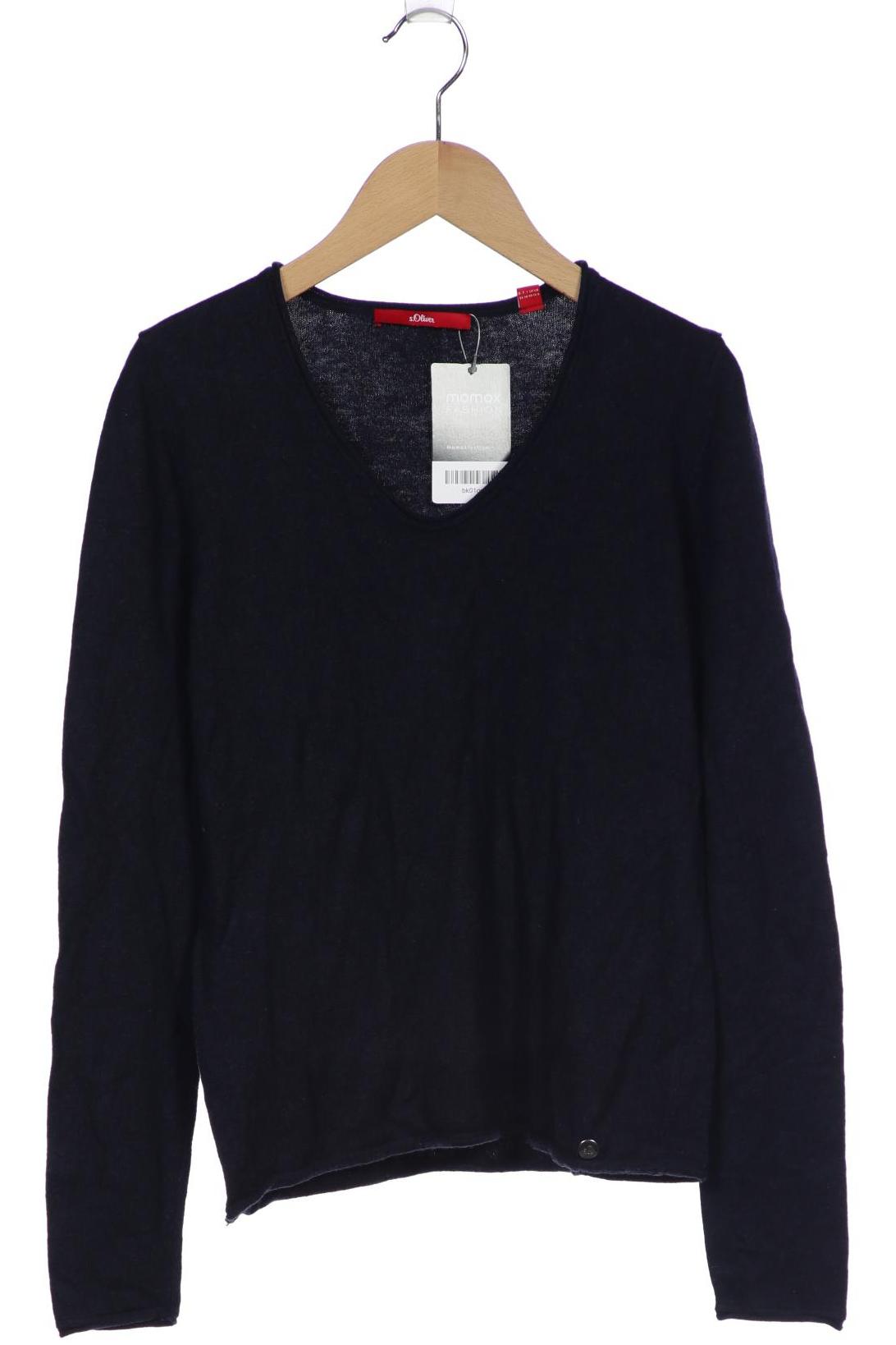 

s.Oliver Damen Pullover, marineblau