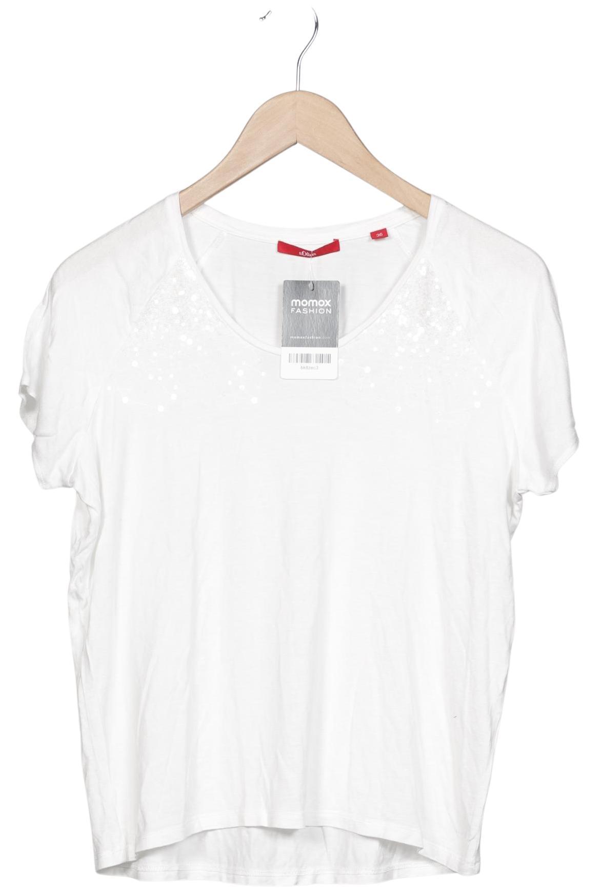 

s.Oliver Damen T-Shirt, weiß, Gr. 36