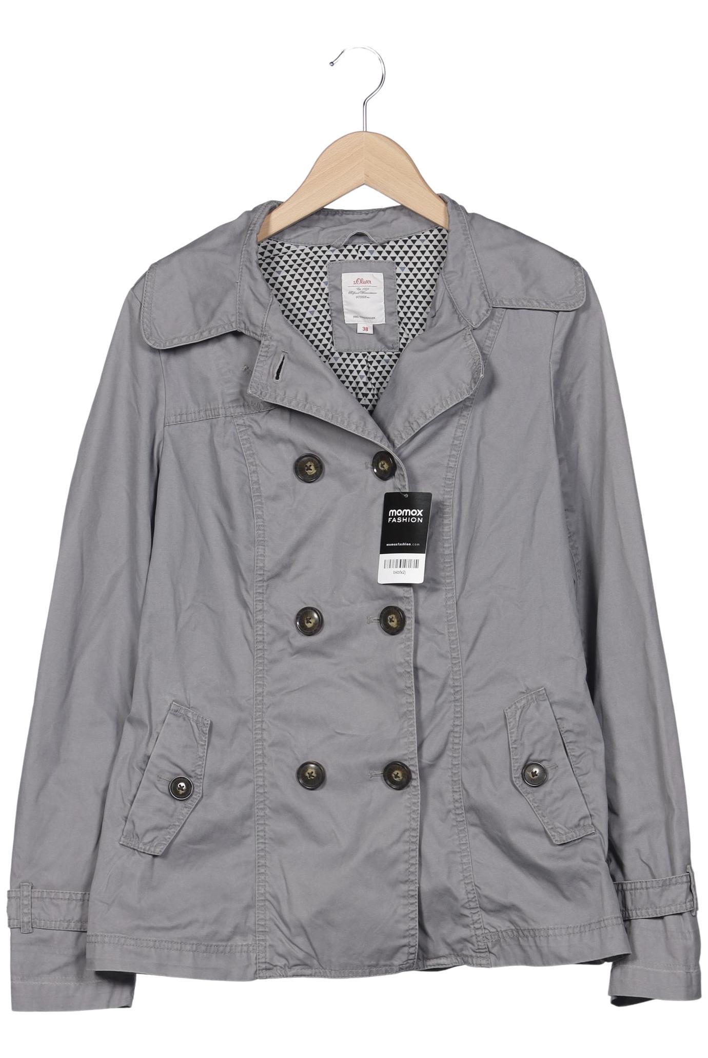 

s.Oliver Damen Jacke, grau, Gr. 38