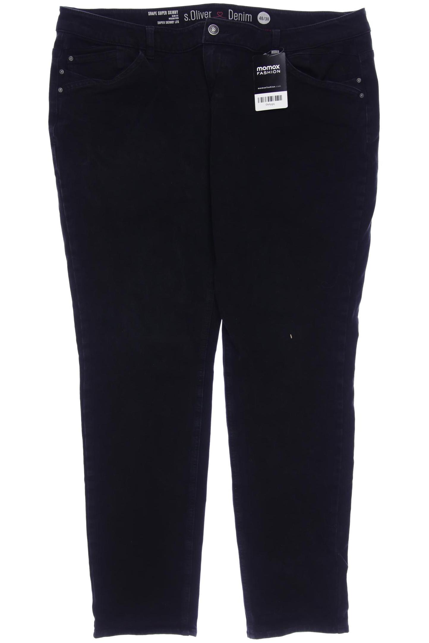 

s.Oliver Damen Jeans, schwarz, Gr. 46