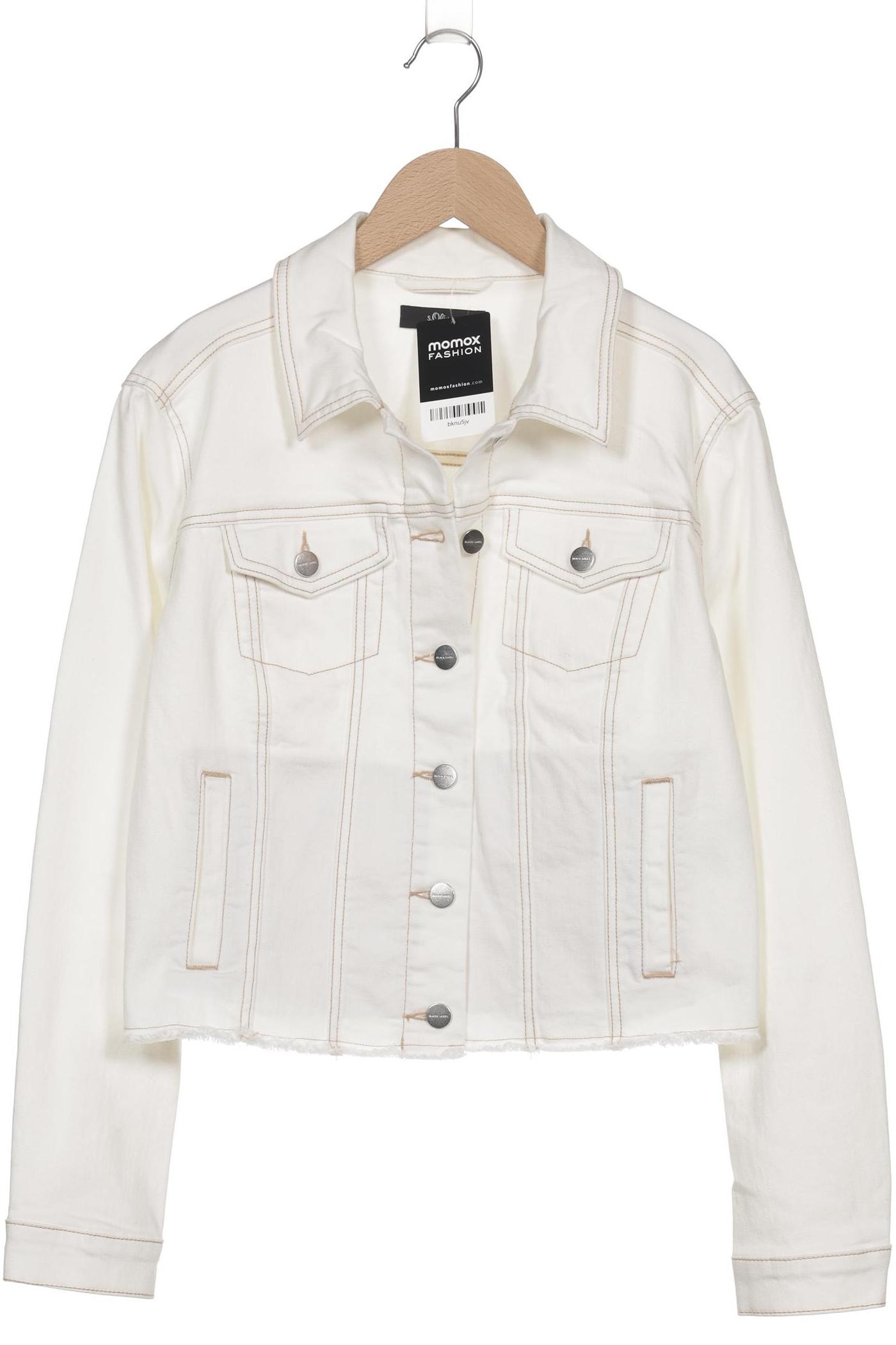 

s.Oliver Damen Jacke, weiß, Gr. 36