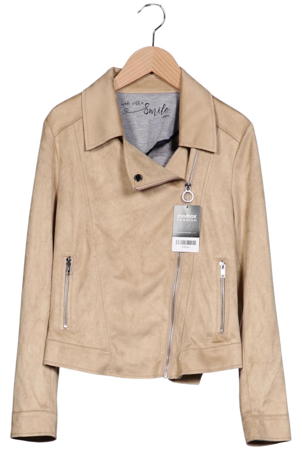 

s.Oliver Damen Jacke, beige, Gr. 34
