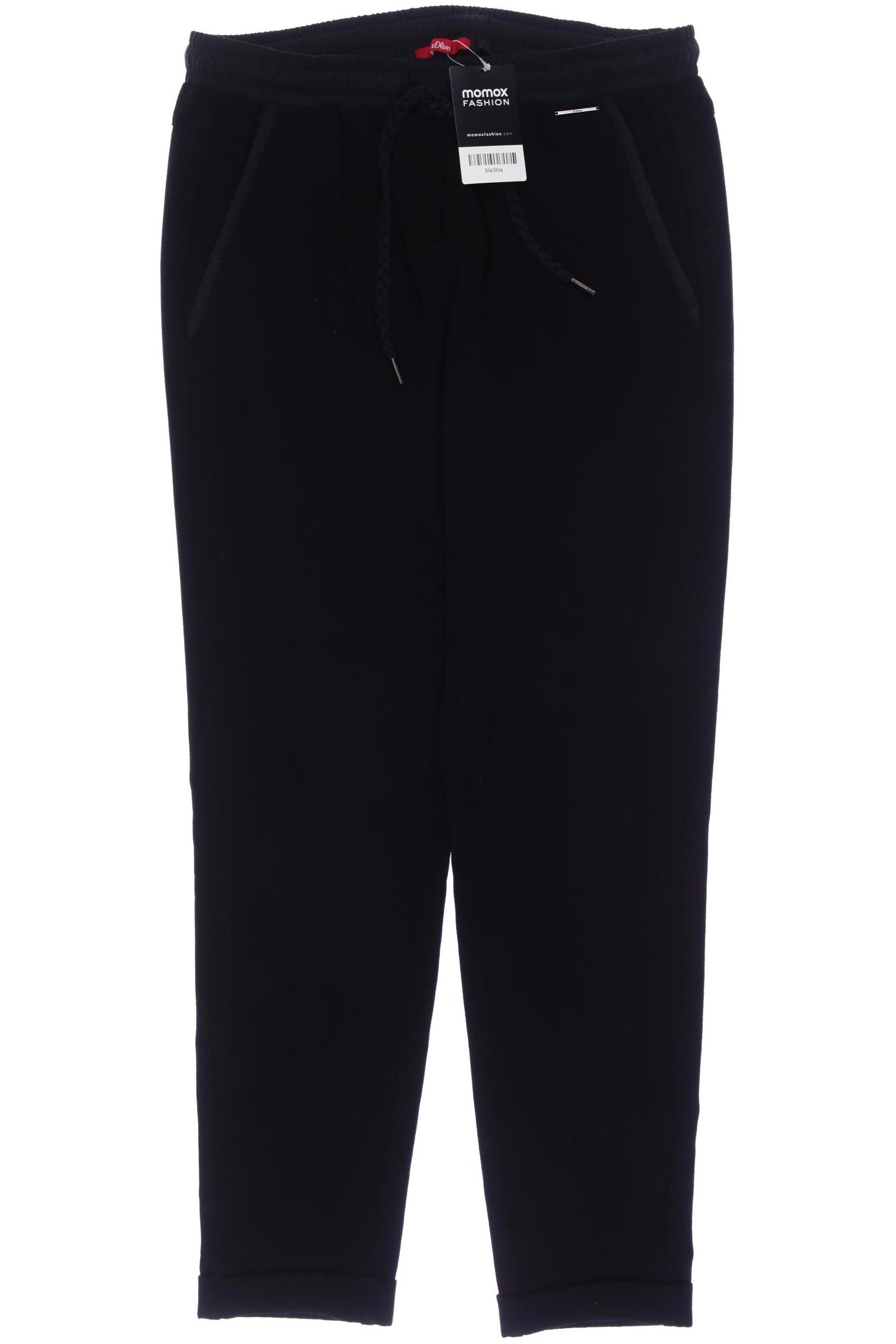 

s.Oliver Damen Stoffhose, schwarz, Gr. 36